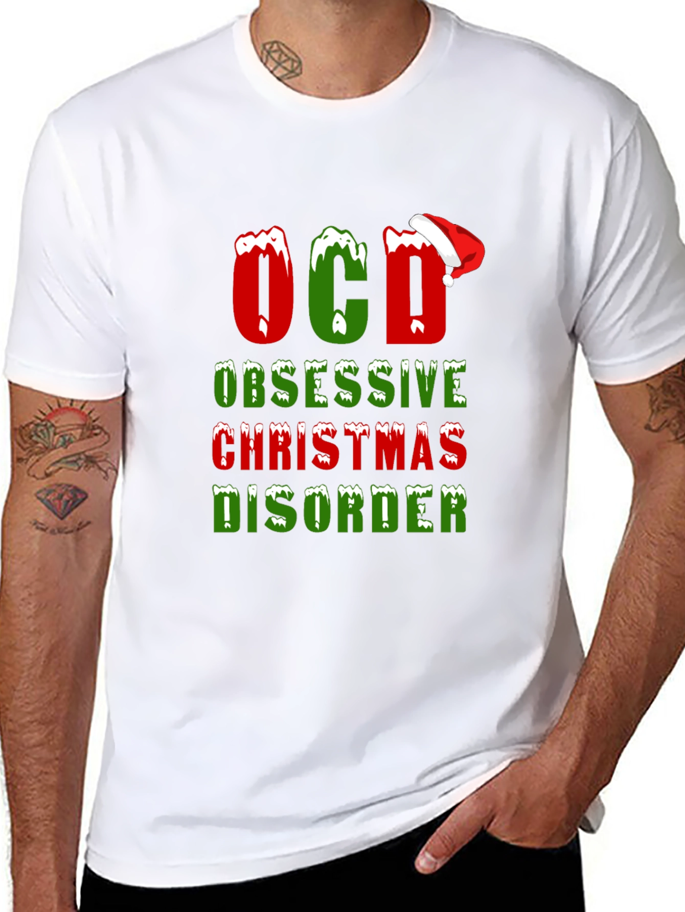 OCD Obsessive Christmas Disorder Holiday T-Shirt