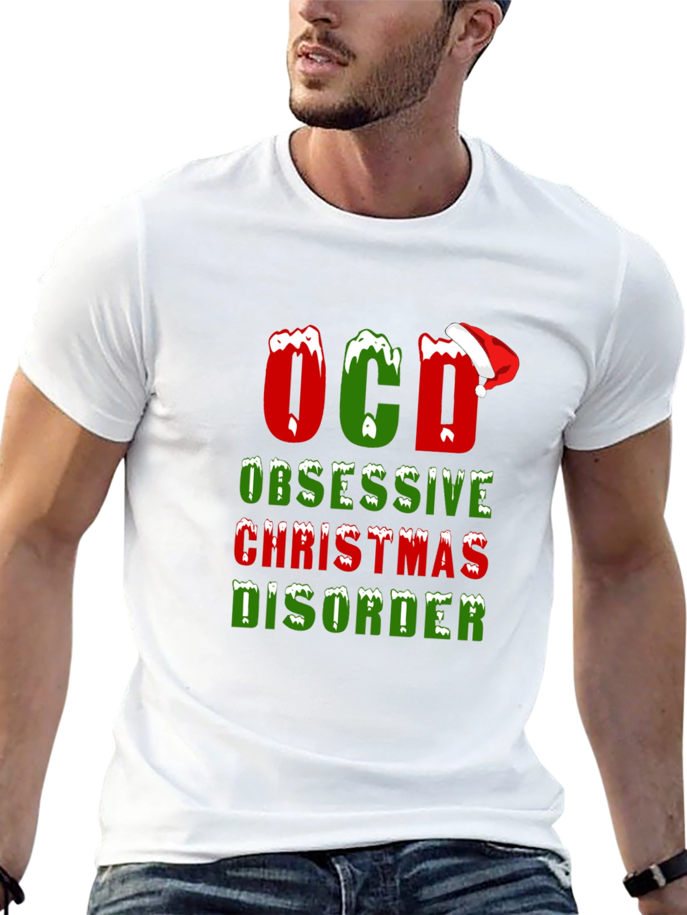 OCD Obsessive Christmas Disorder Holiday T-Shirt
