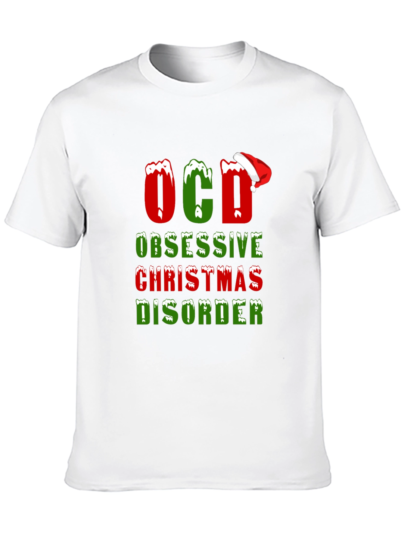 OCD Obsessive Christmas Disorder Holiday T-Shirt