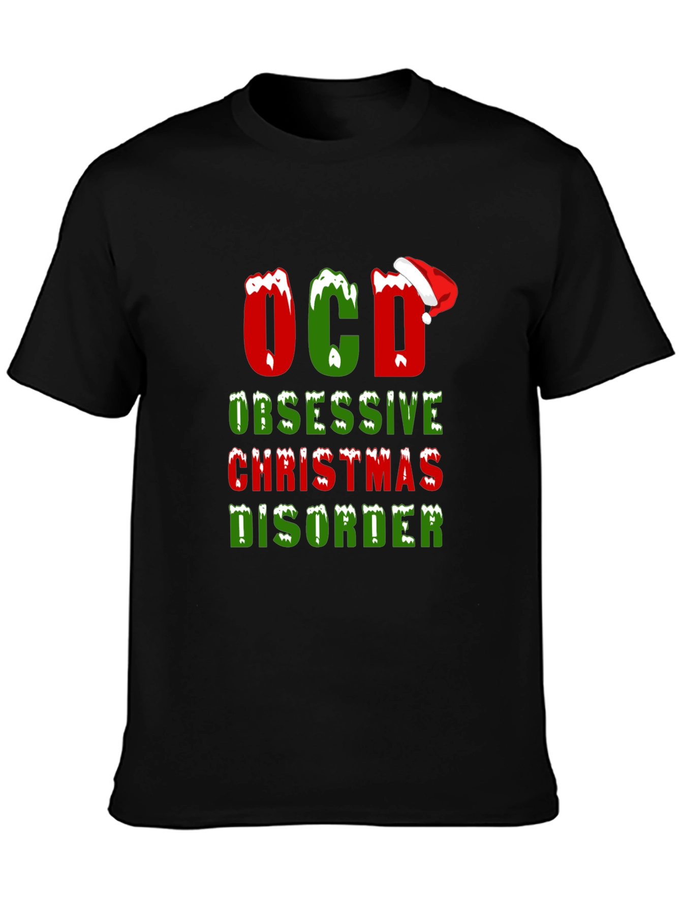OCD Obsessive Christmas Disorder Holiday T-Shirt