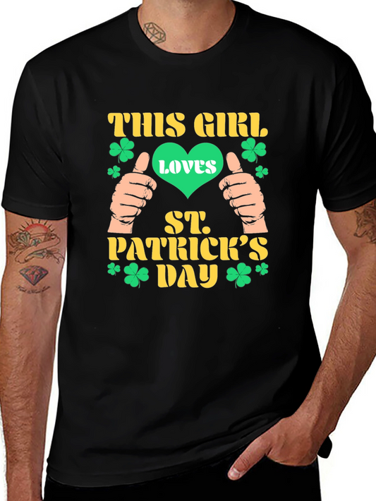 St. Patricks Day This Girl Loves T-Shirt