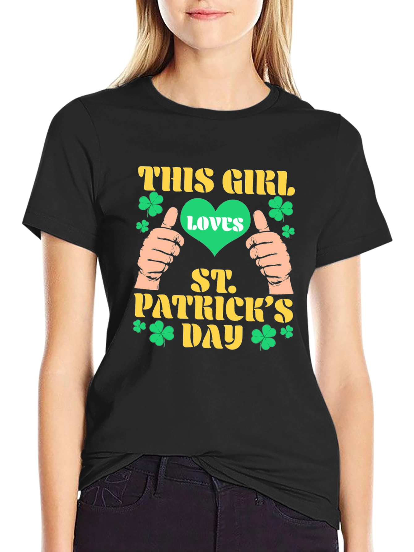 St. Patricks Day This Girl Loves T-Shirt