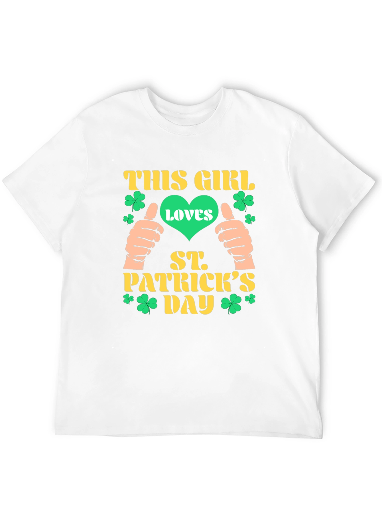 St. Patricks Day This Girl Loves T-Shirt