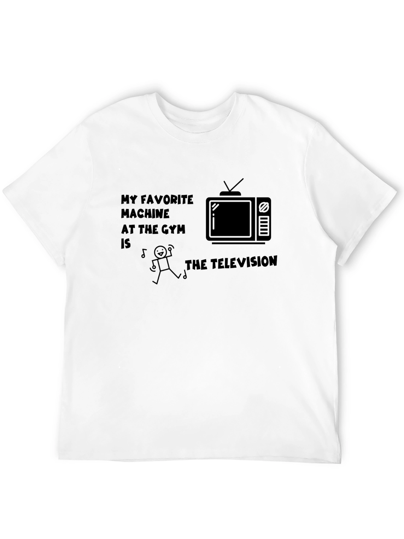 Funny Gym Television T-Shirt