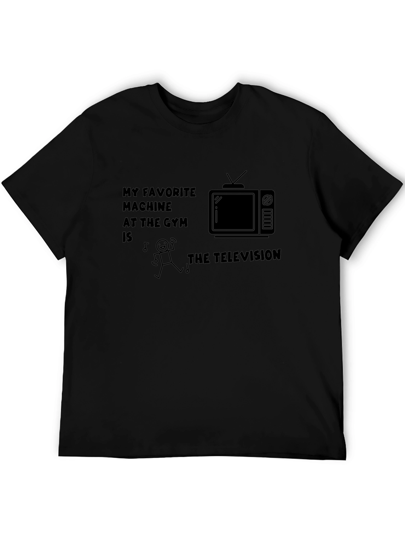 Funny Gym Television T-Shirt