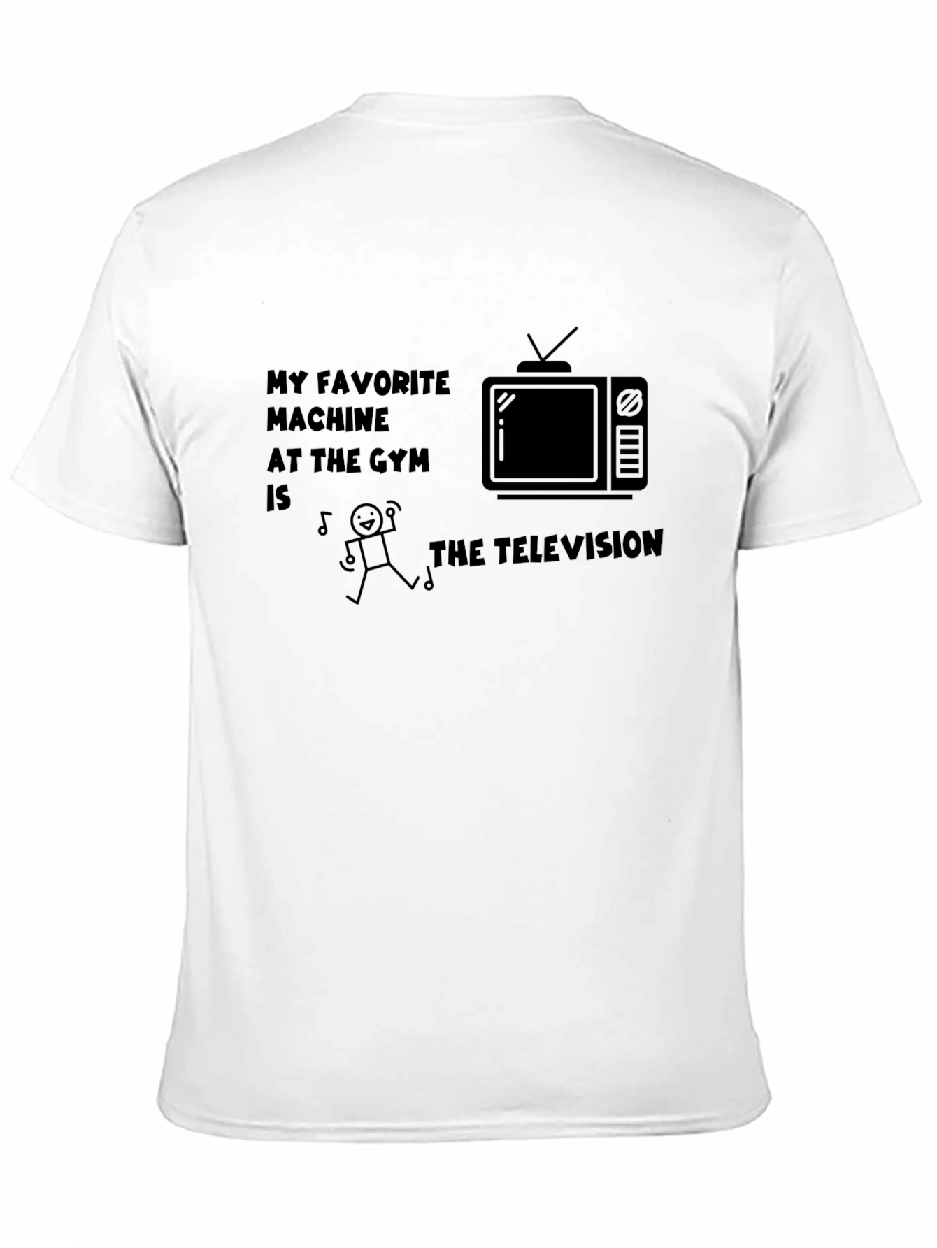Funny Gym Television T-Shirt