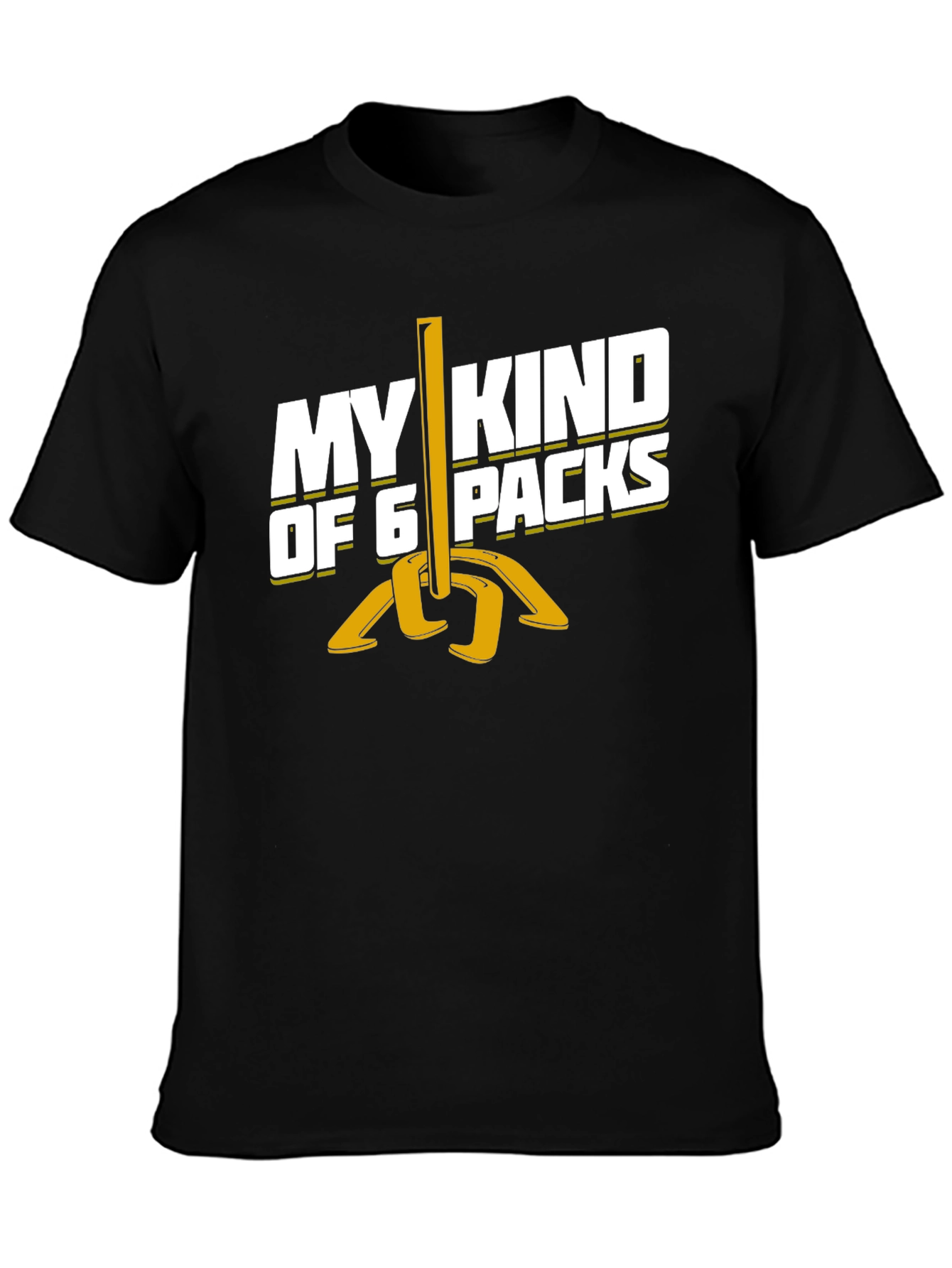 My Kind of 6 Packs Horseshoes Graphic T-Shirt