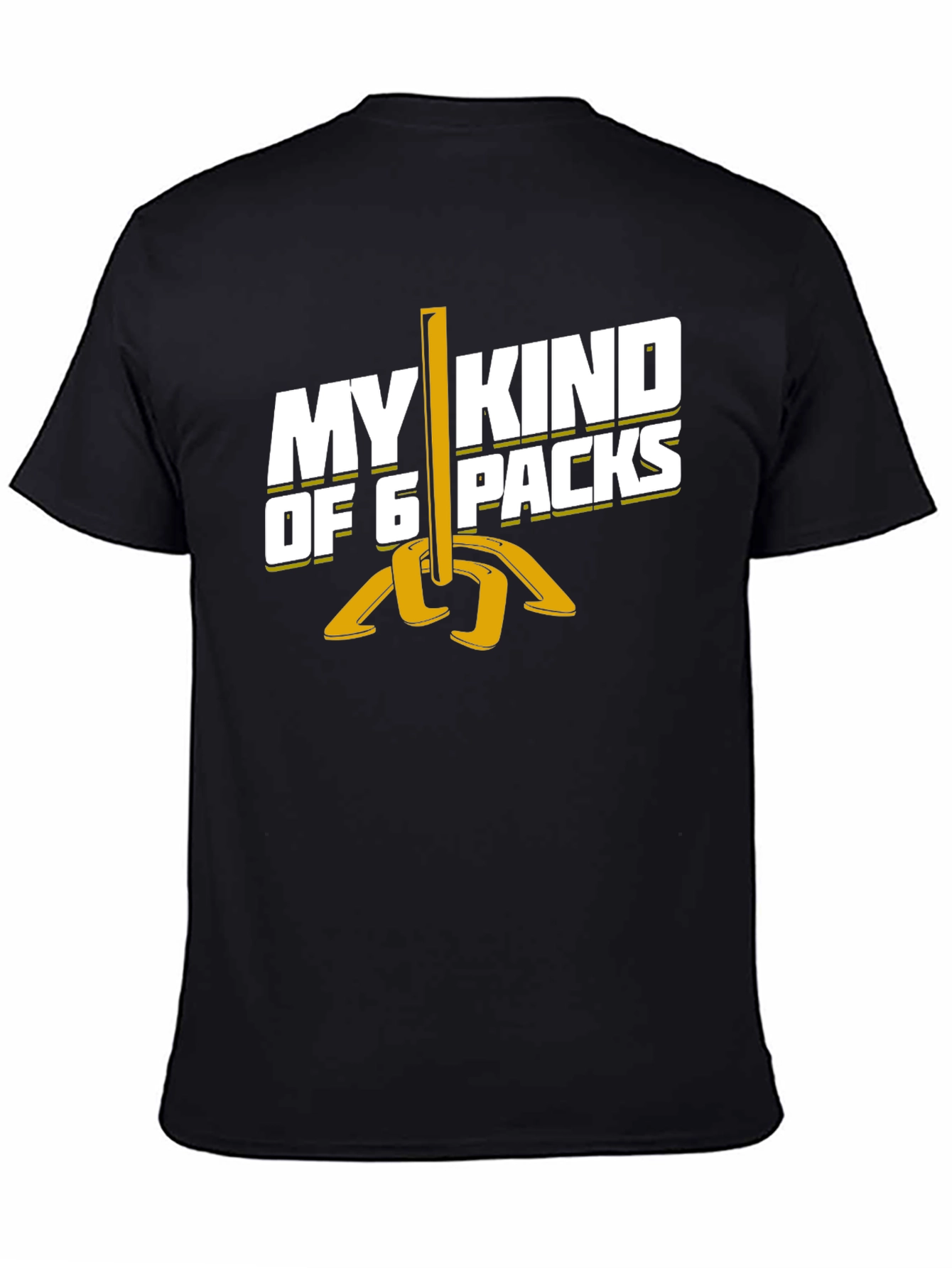 My Kind of 6 Packs Horseshoes Graphic T-Shirt
