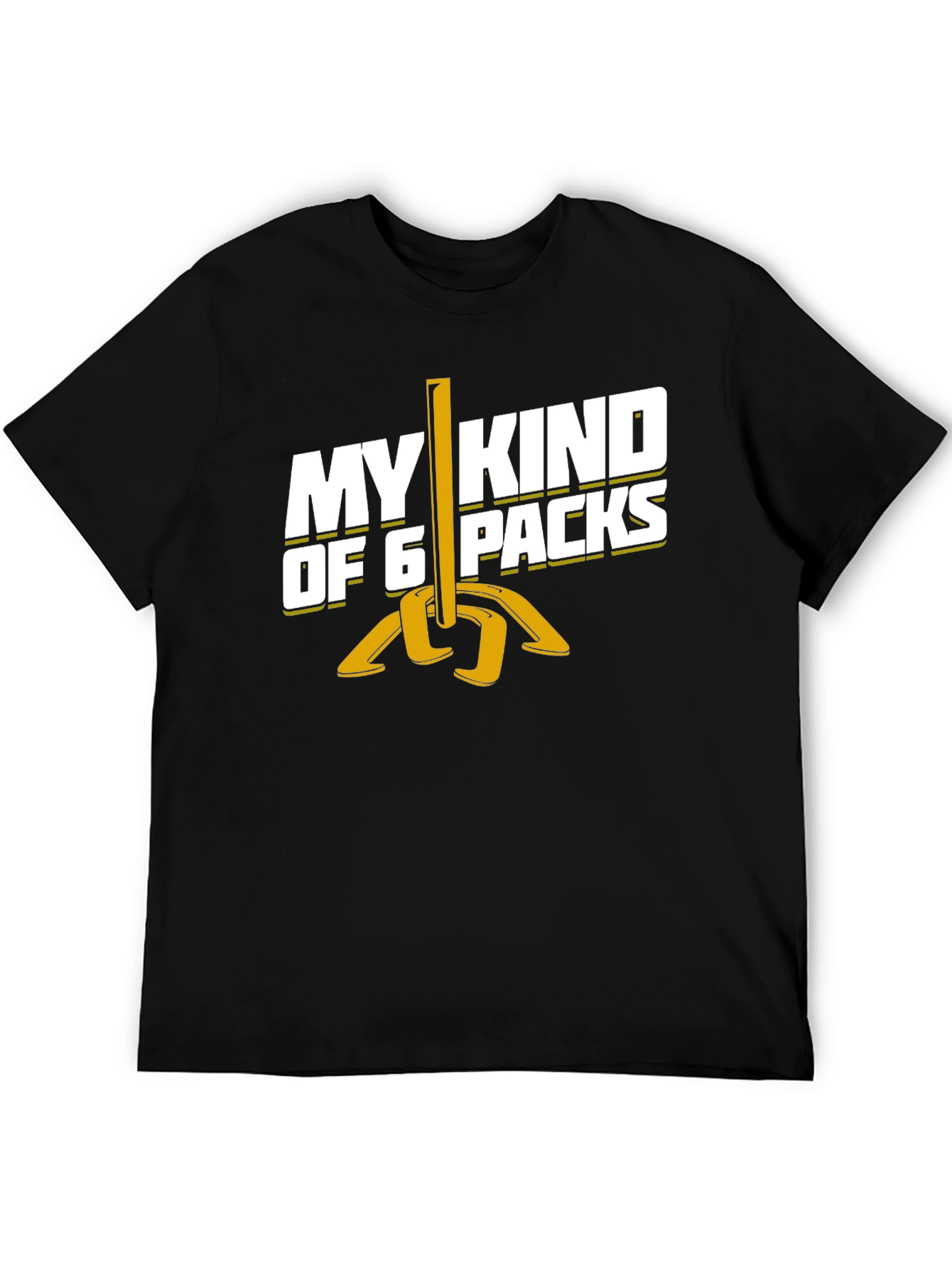 My Kind of 6 Packs Horseshoes Graphic T-Shirt