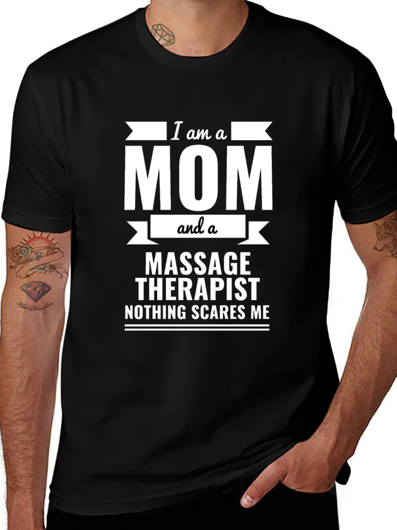 Mom & Massage Therapist Graphic Tee