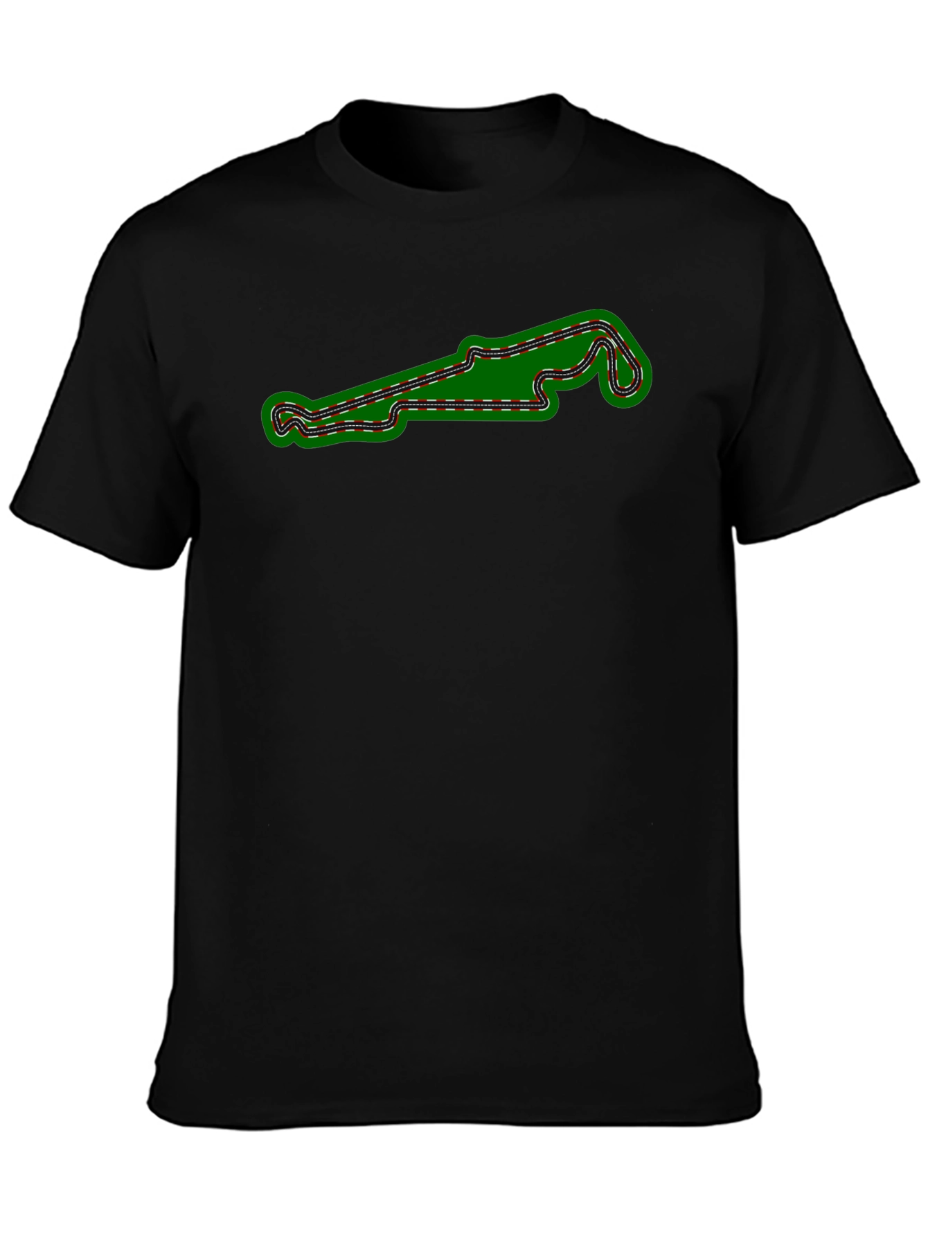 Race Track Graphic Tee - Motorsports Enthusiast