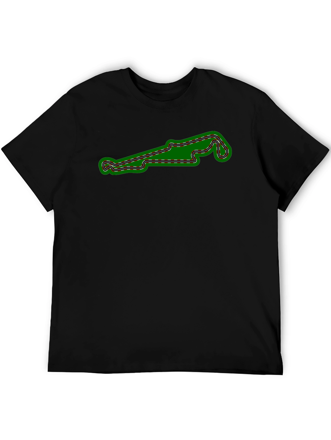 Race Track Graphic Tee - Motorsports Enthusiast