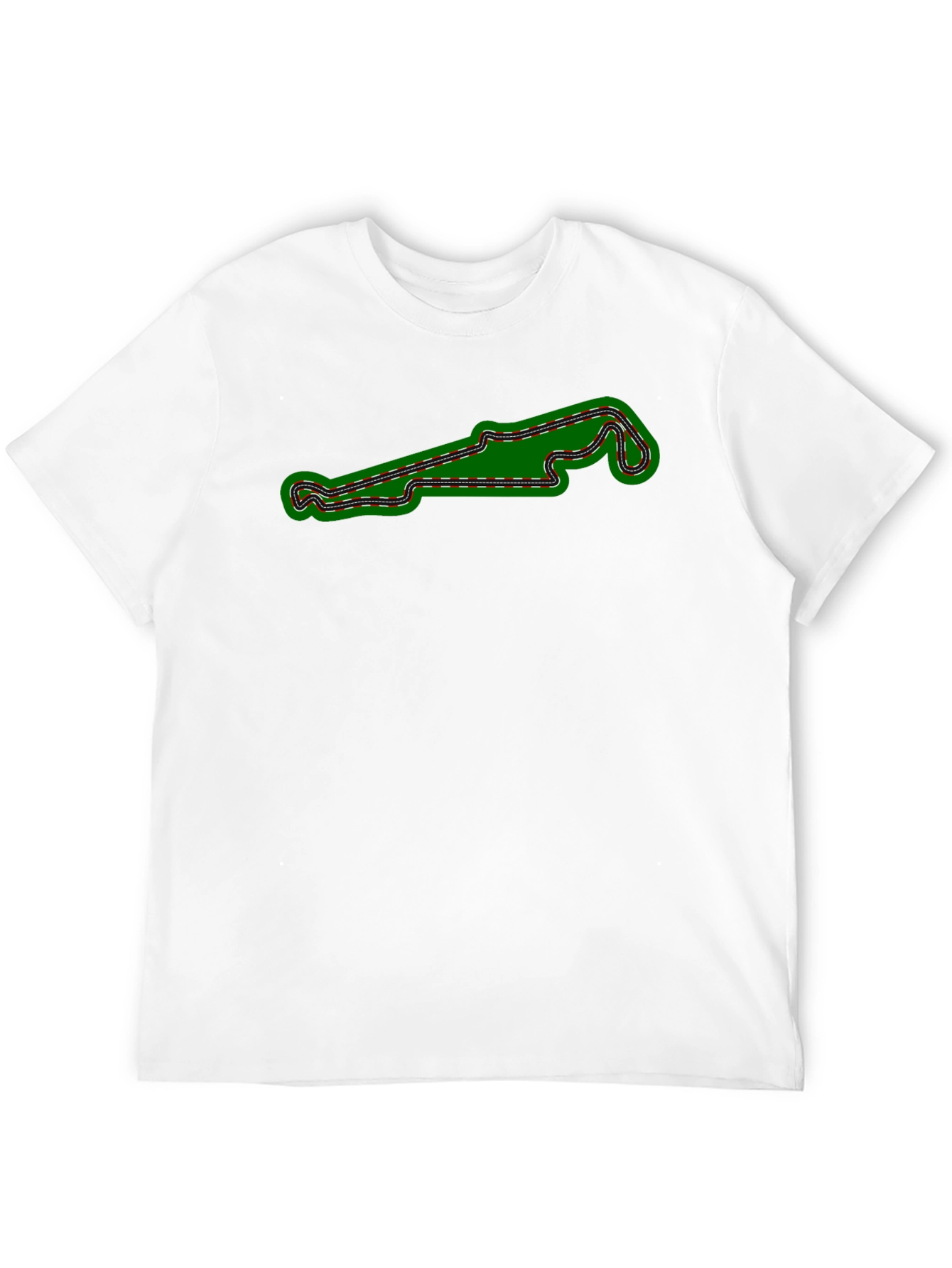 Race Track Graphic Tee - Motorsports Enthusiast