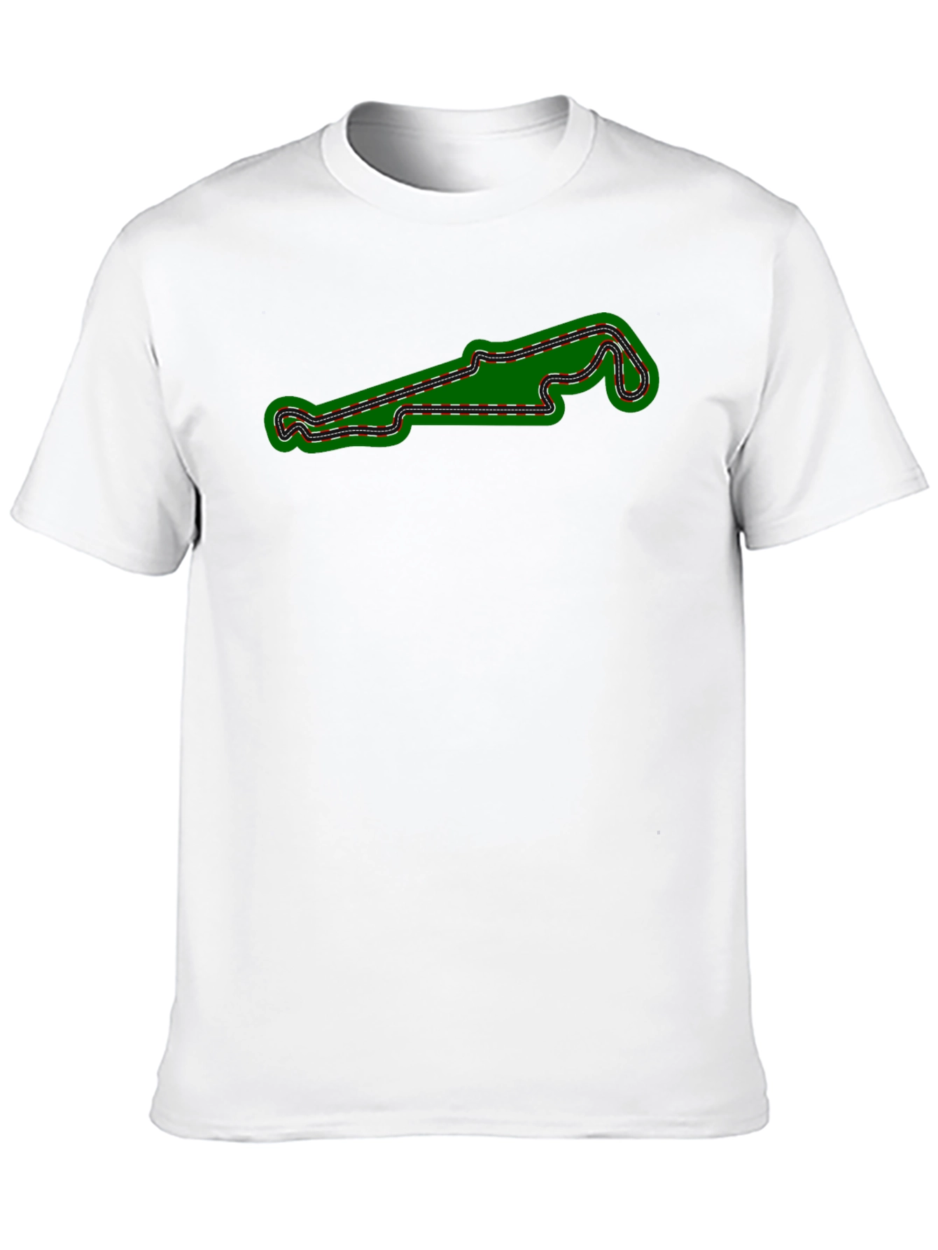 Race Track Graphic Tee - Motorsports Enthusiast