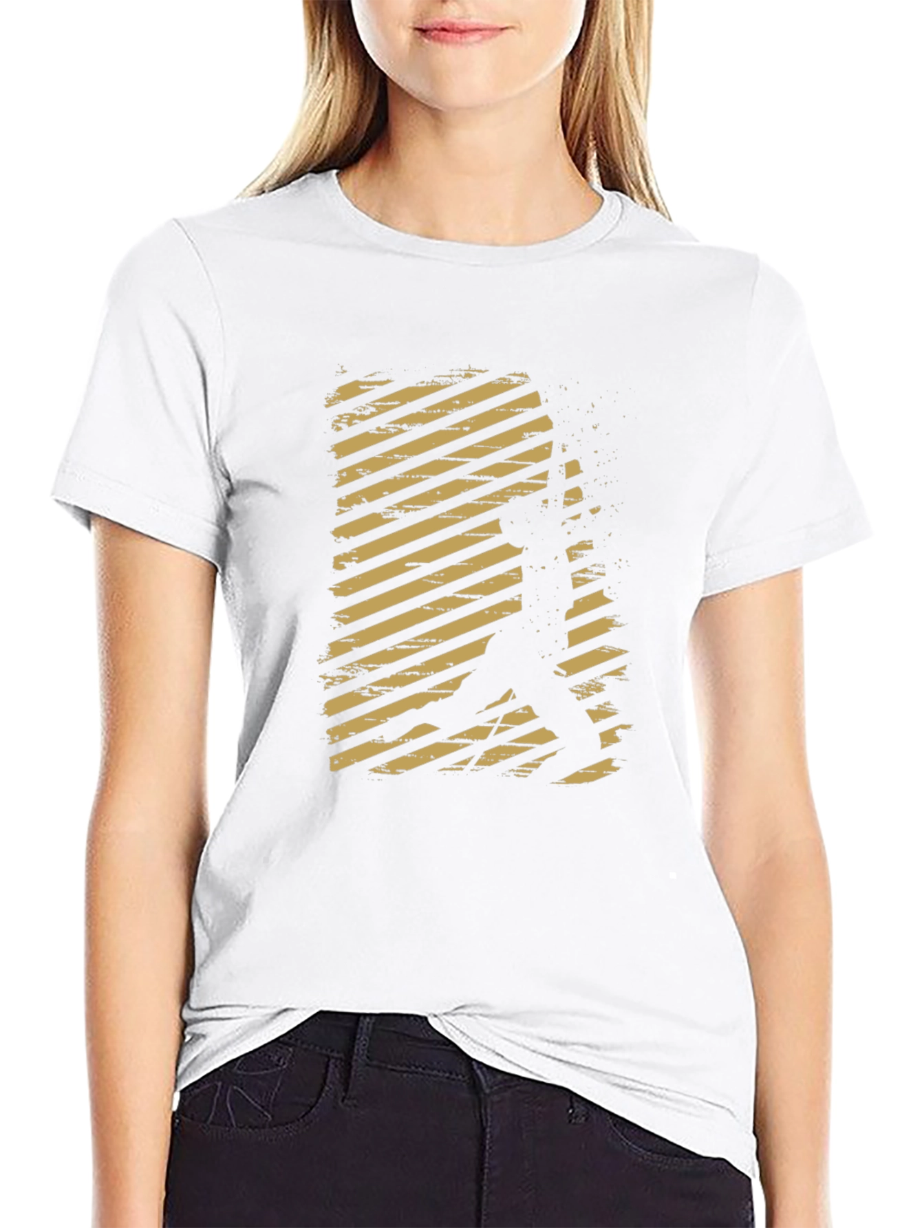 Stripped Weightlifter Graphic Tee