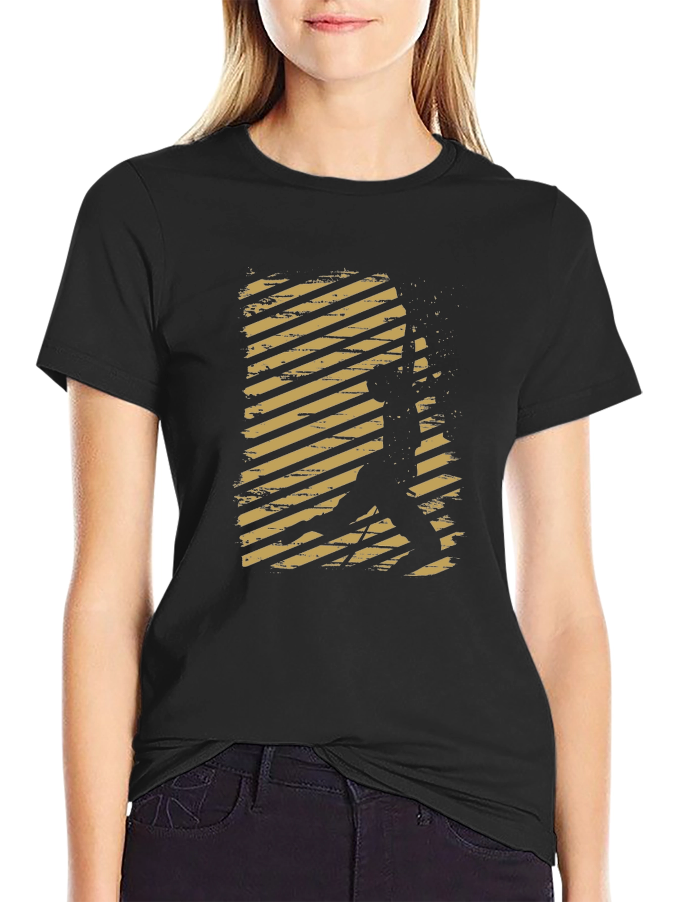 Stripped Weightlifter Graphic Tee