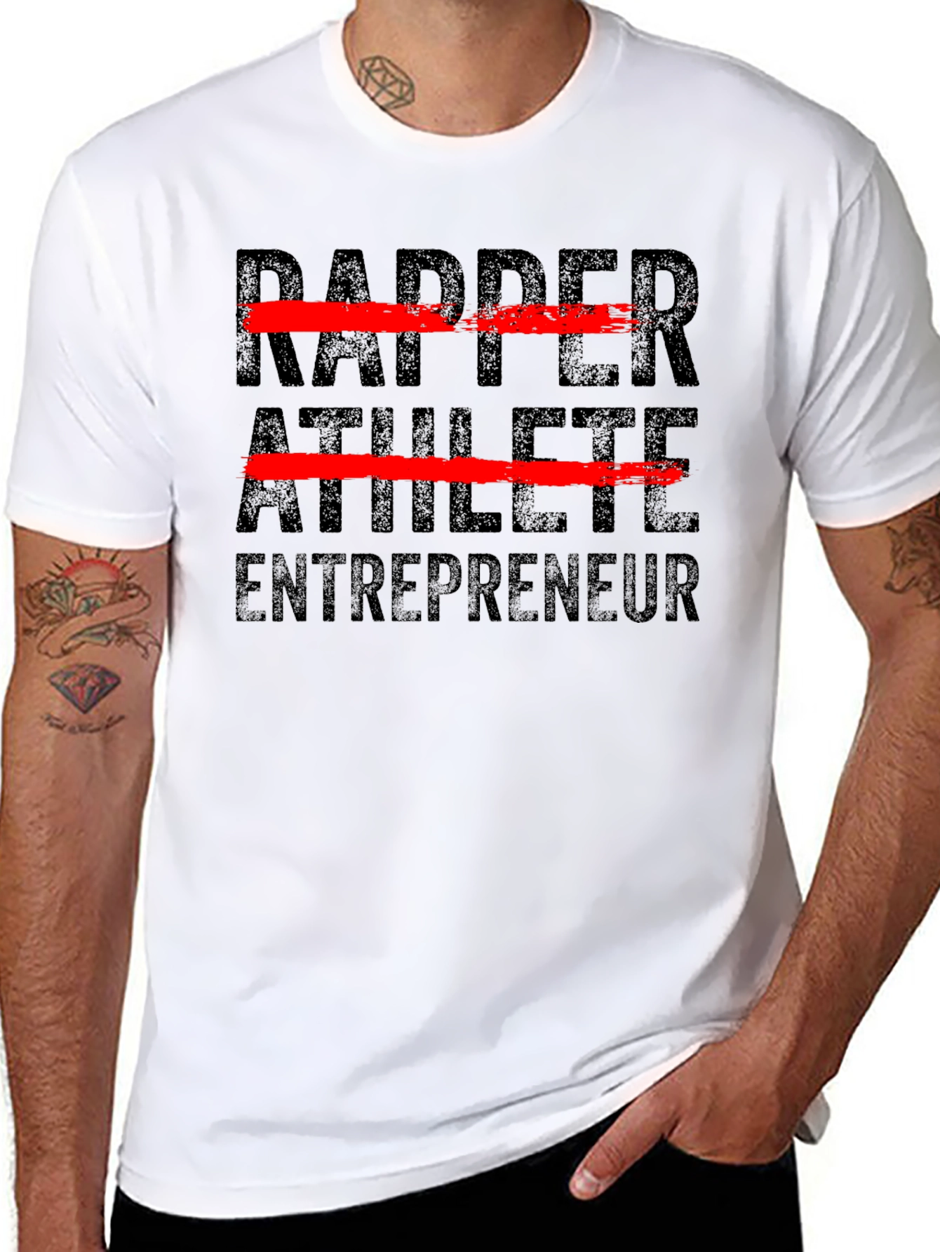 Rapper Athlete Entrepreneur Graphic Tee