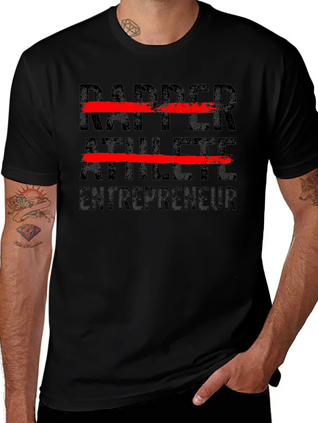 Rapper Athlete Entrepreneur Graphic Tee