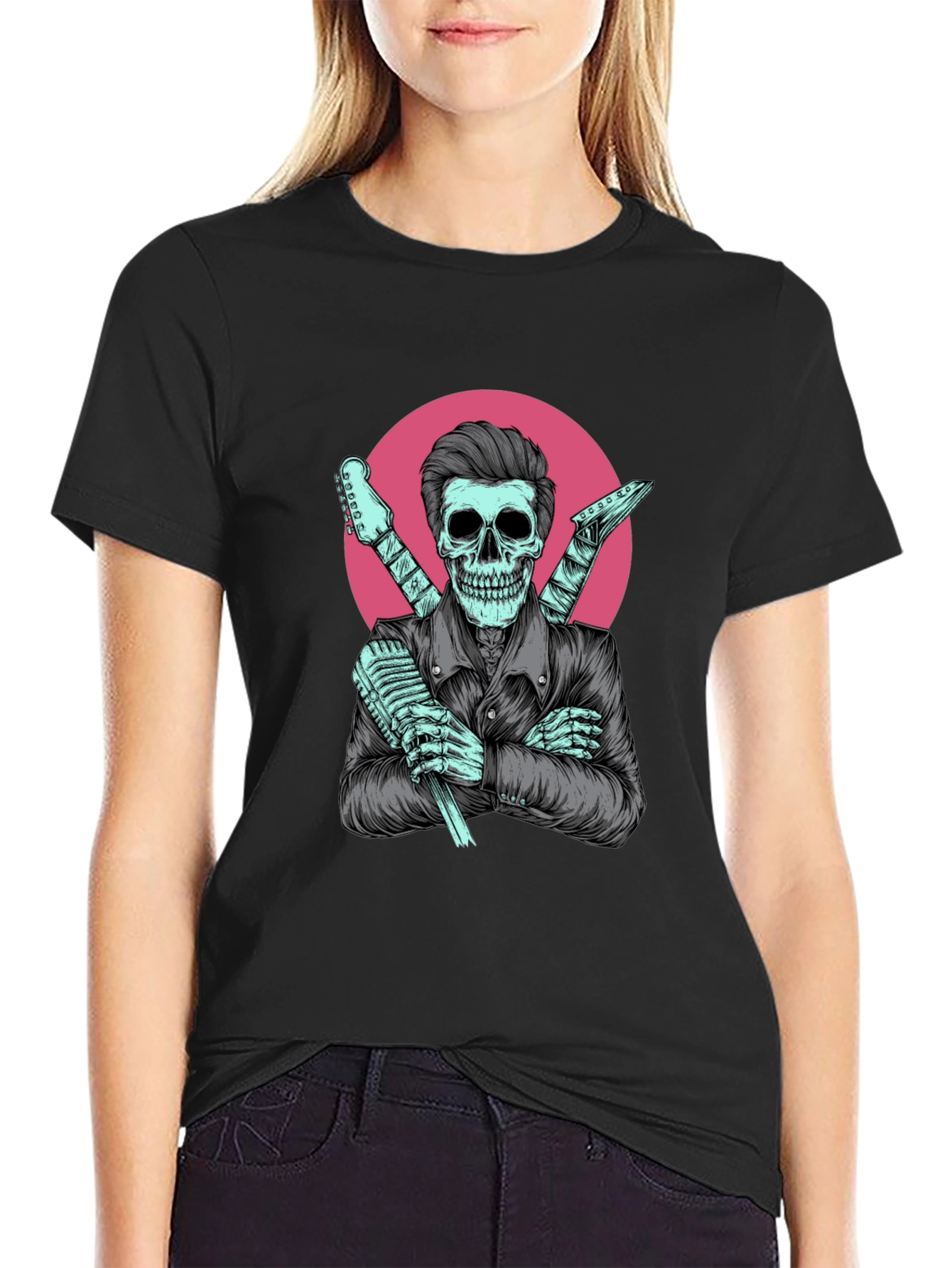 Rock n Roll Skeleton T-Shirt