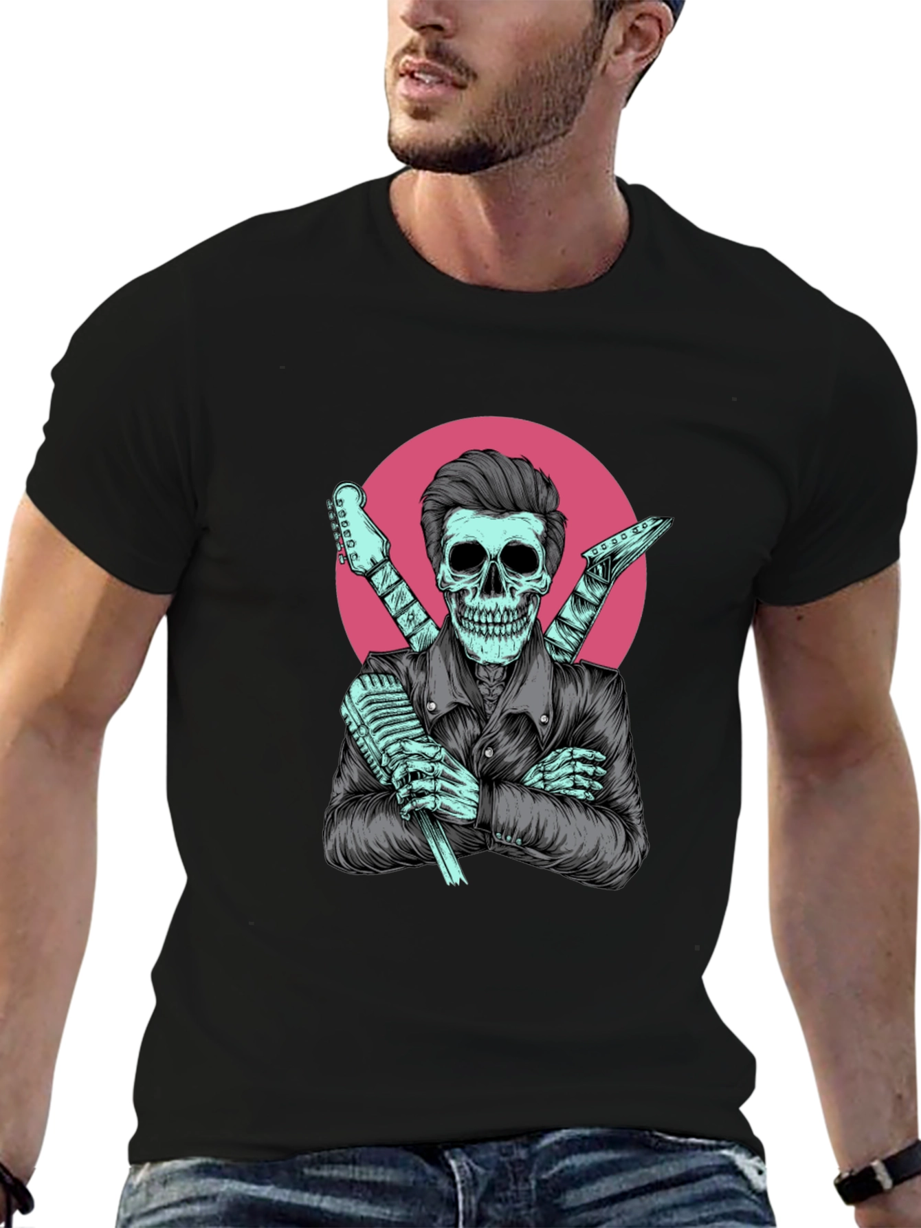 Rock n Roll Skeleton T-Shirt
