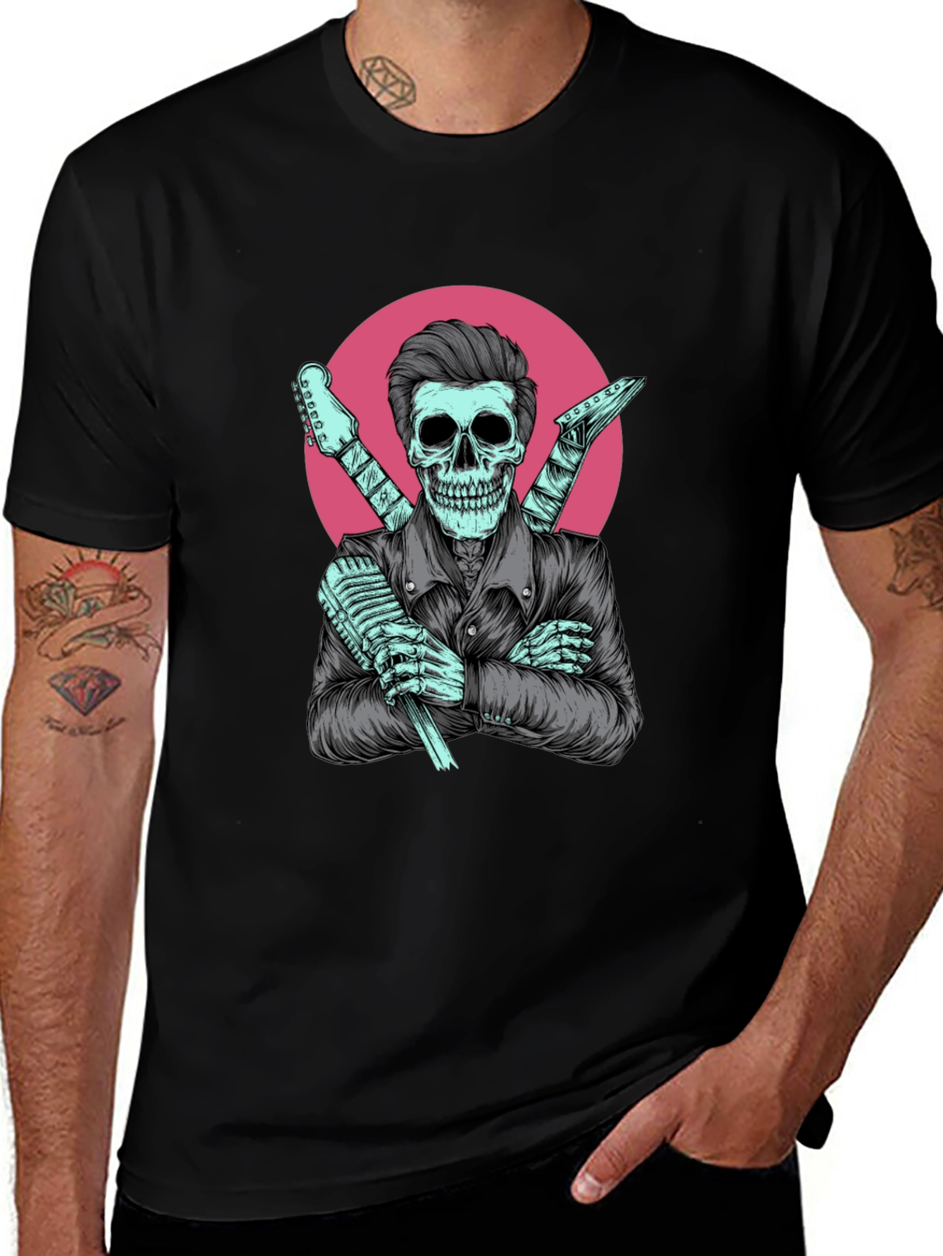 Rock n Roll Skeleton T-Shirt