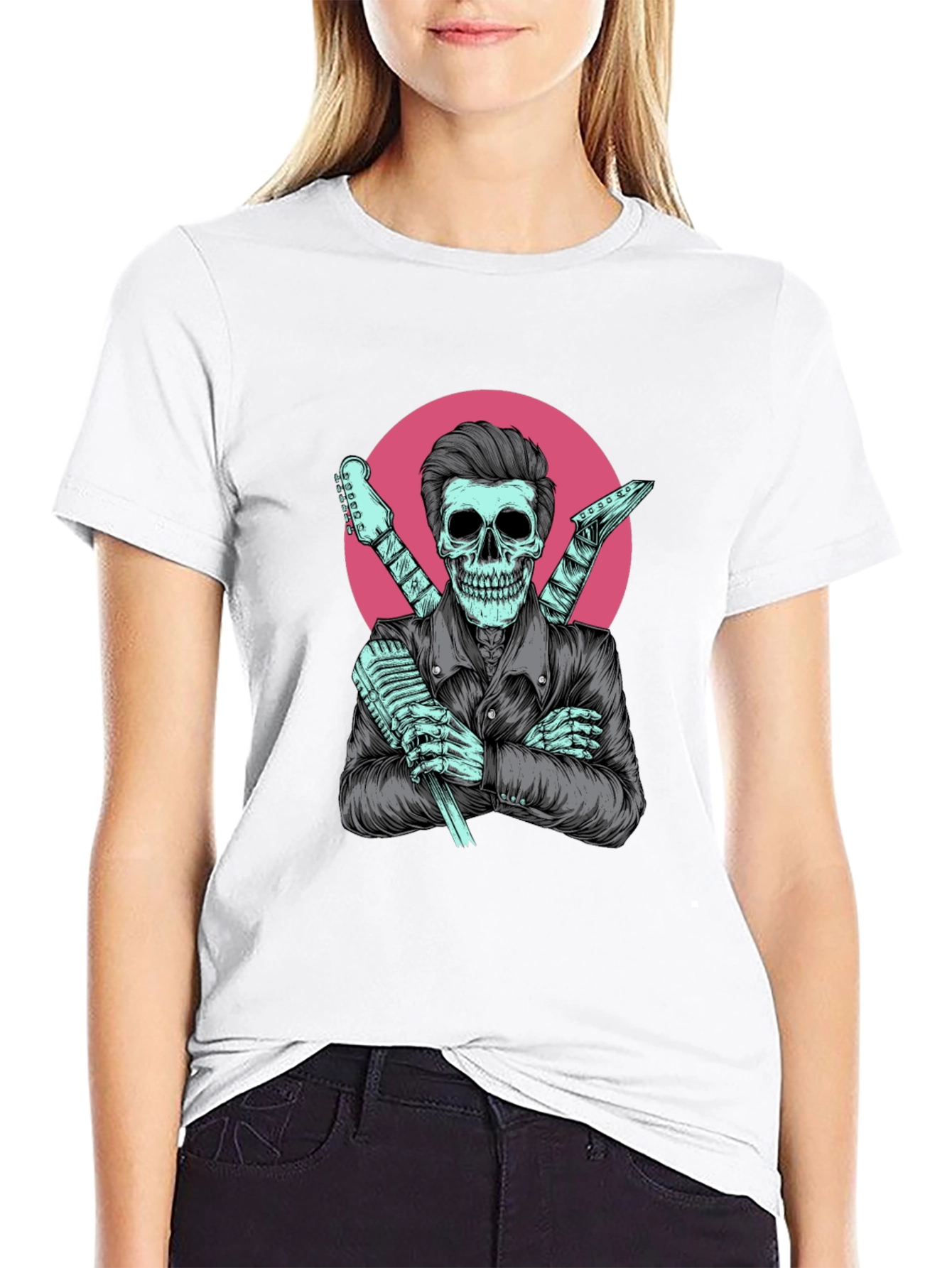 Rock n Roll Skeleton T-Shirt