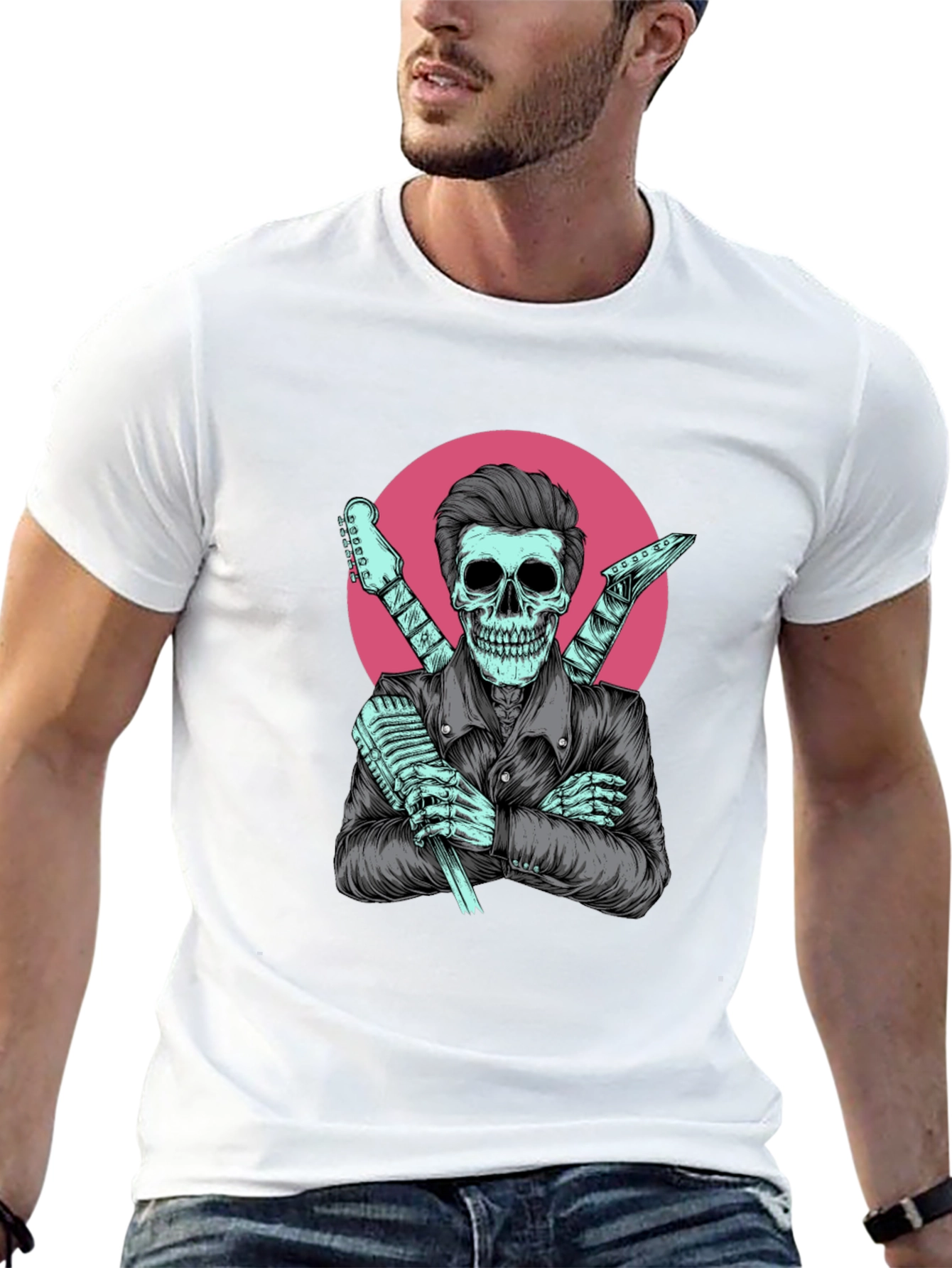 Rock n Roll Skeleton T-Shirt