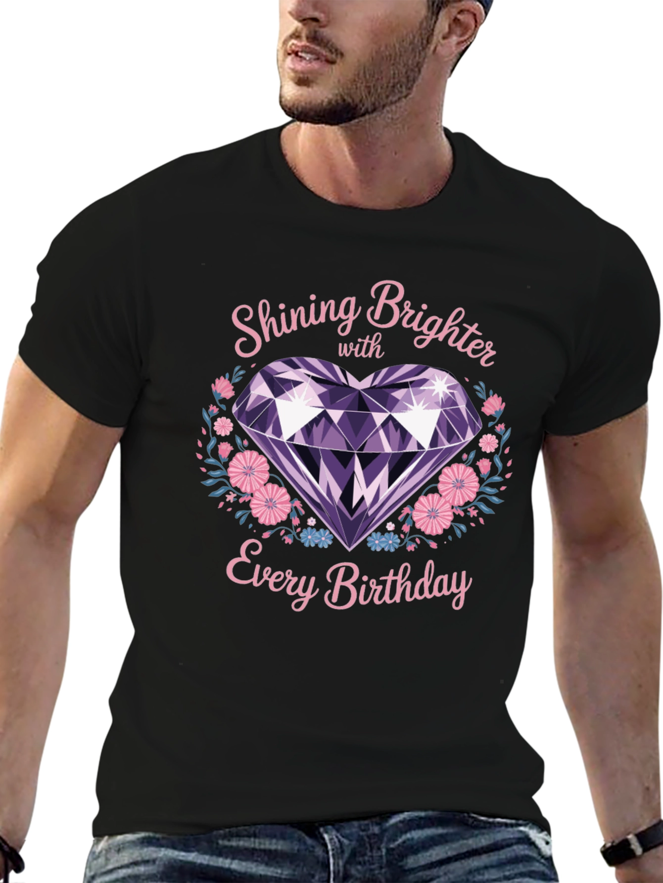 Shining Brighter Birthday Diamond Tee