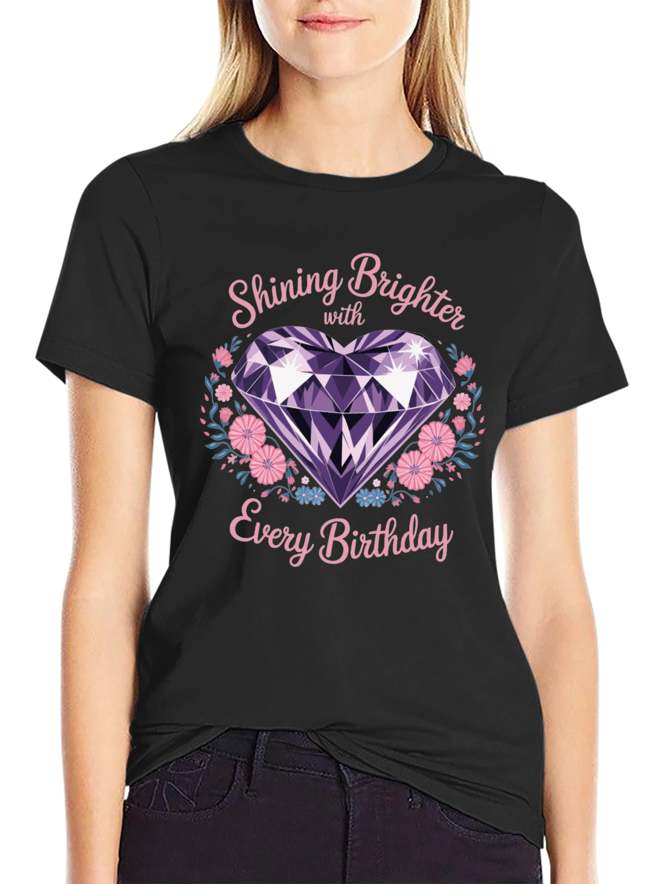 Shining Brighter Birthday Diamond Tee