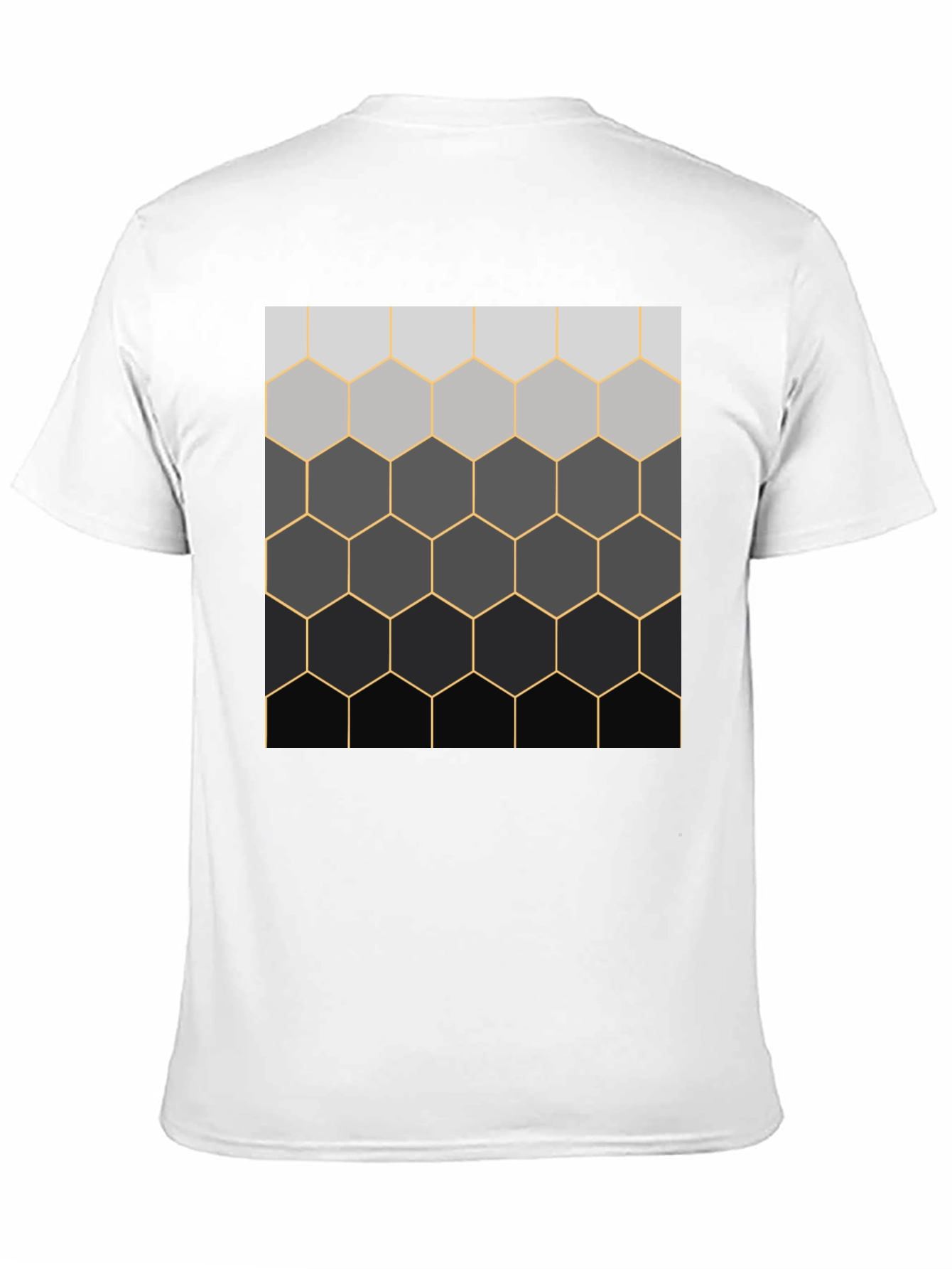 Geometric Hexagon Pattern T-Shirt