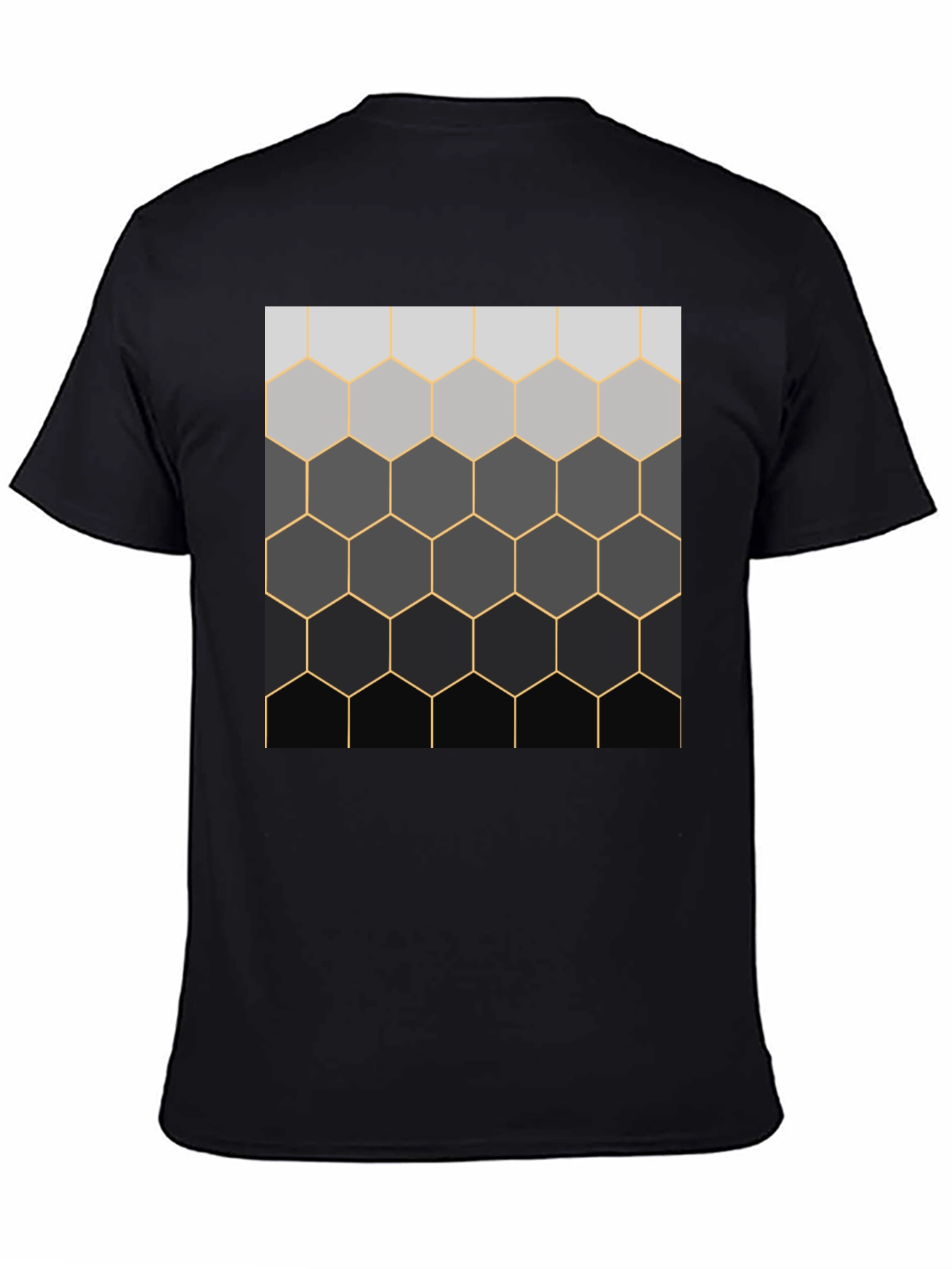 Geometric Hexagon Pattern T-Shirt