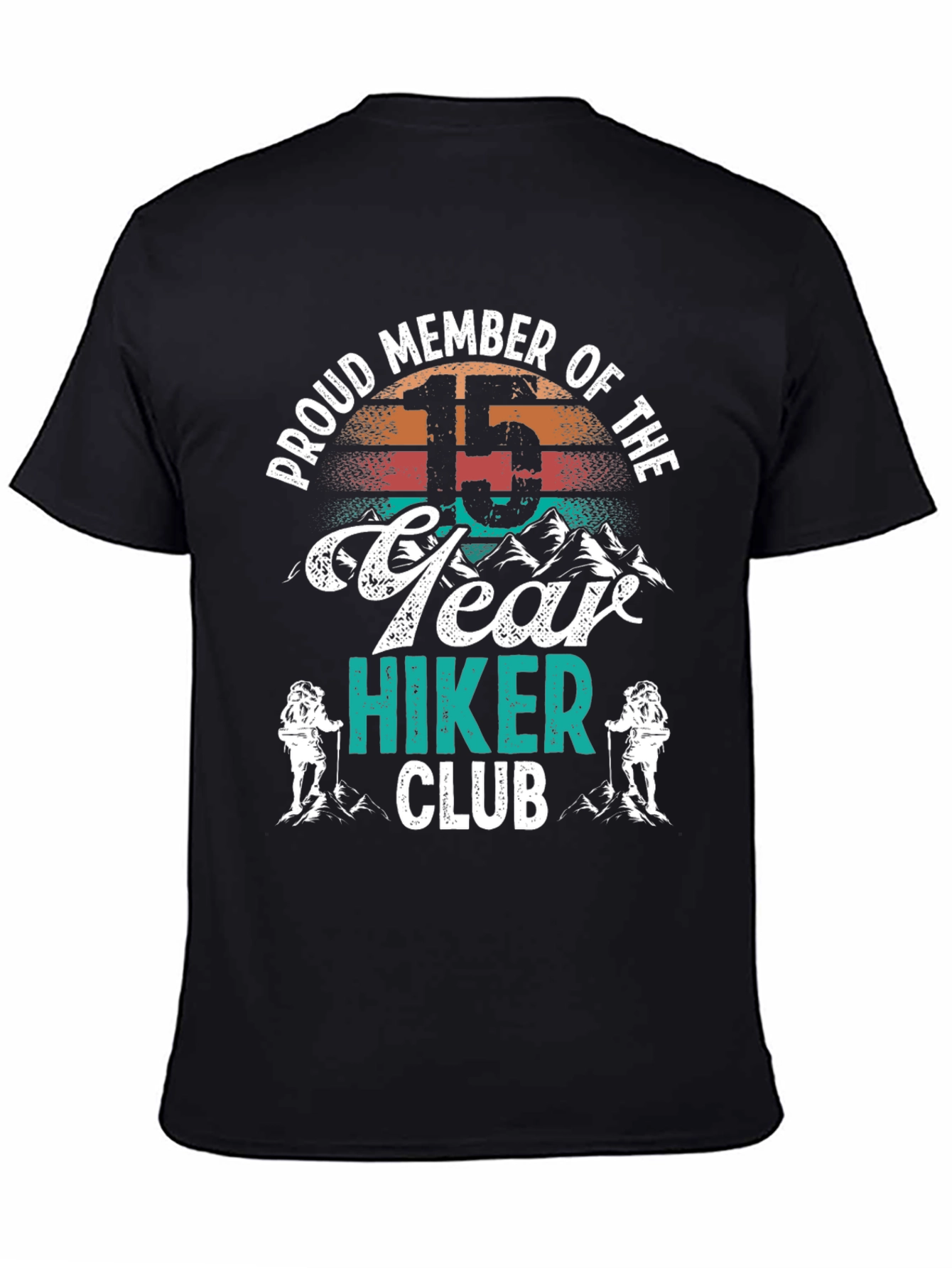15 Year Hiker Club Tee - Mountain Adventure Shirt
