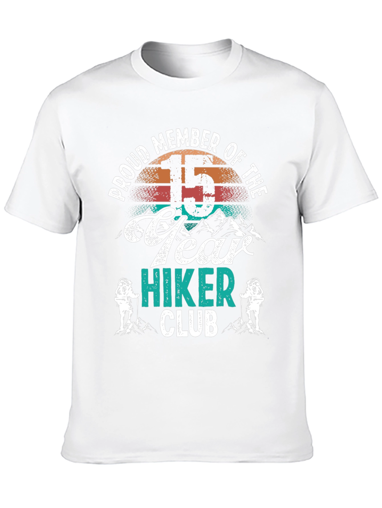15 Year Hiker Club Tee - Mountain Adventure Shirt