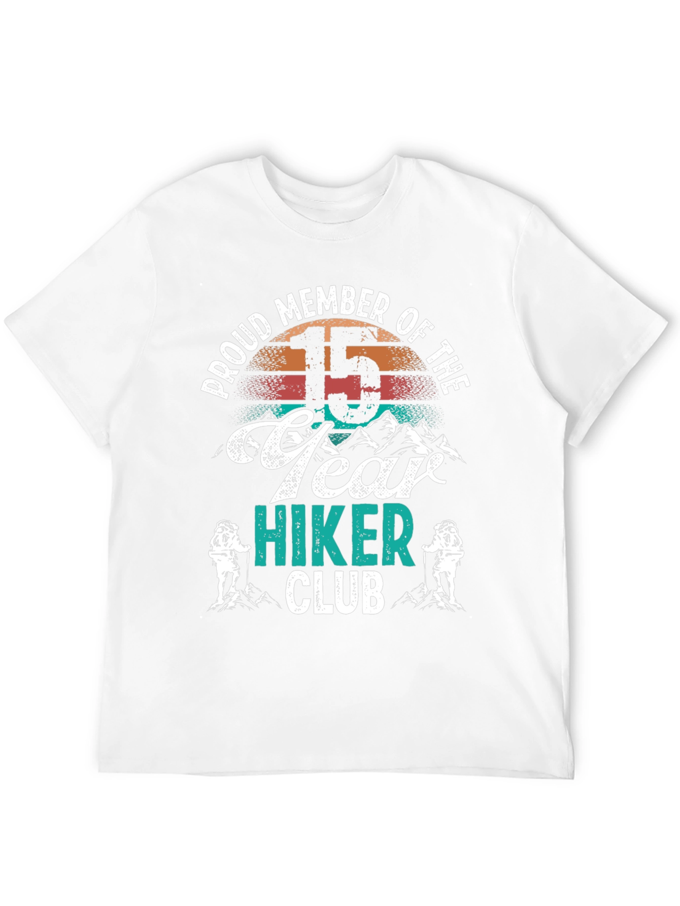 15 Year Hiker Club Tee - Mountain Adventure Shirt