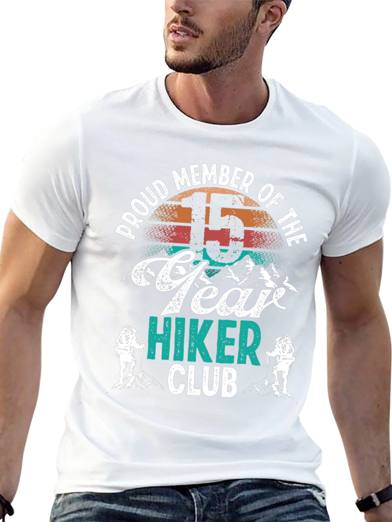 15 Year Hiker Club Tee - Mountain Adventure Shirt
