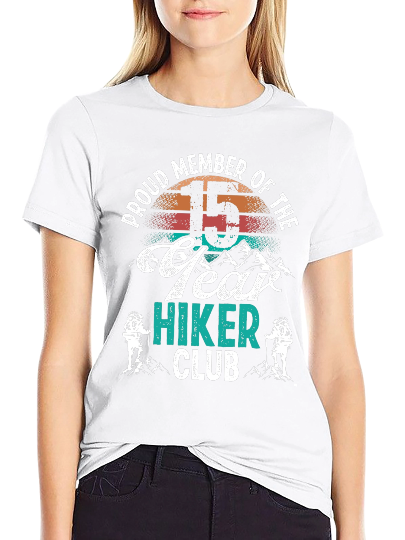 15 Year Hiker Club Tee - Mountain Adventure Shirt