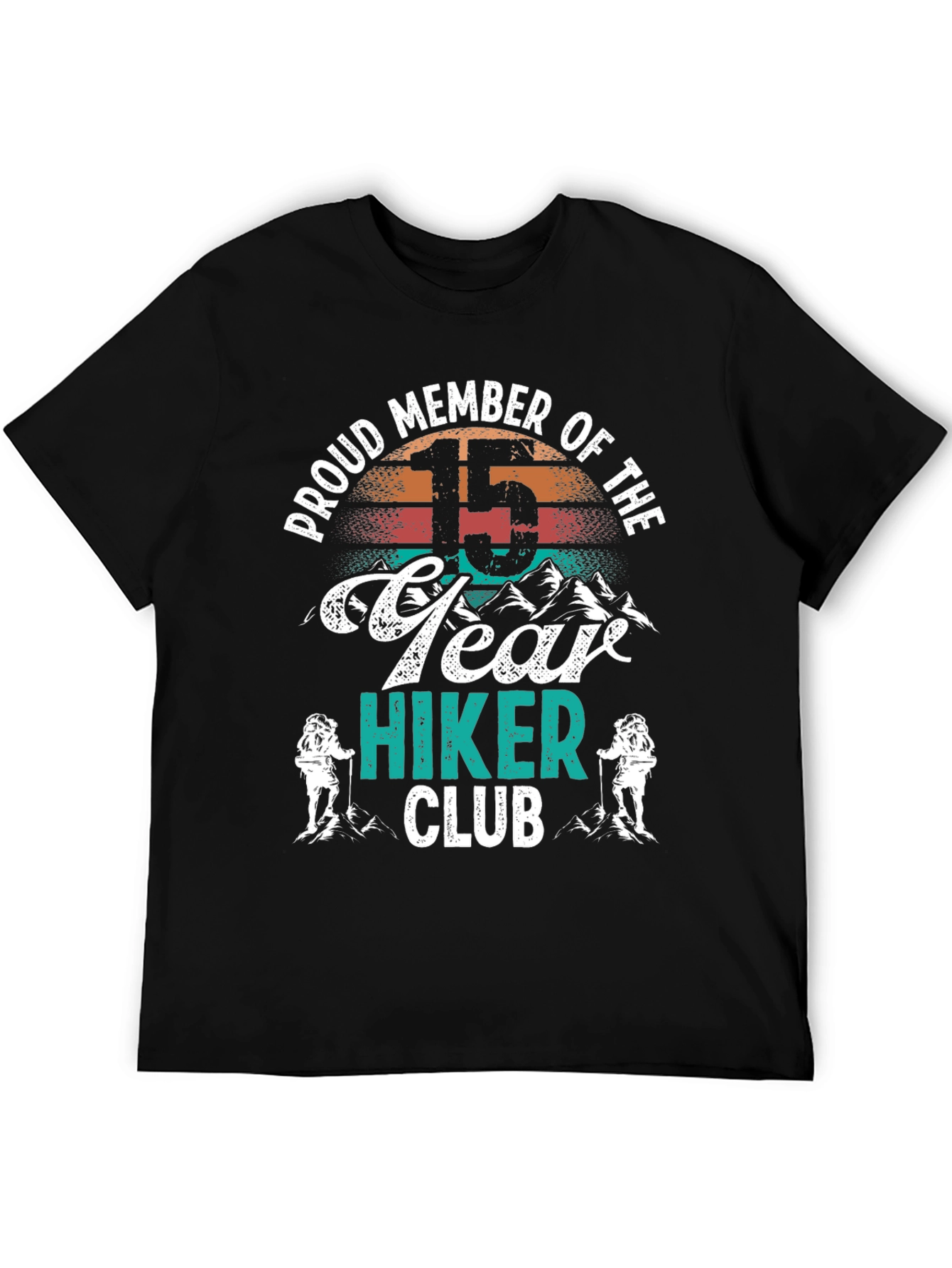 15 Year Hiker Club Tee - Mountain Adventure Shirt
