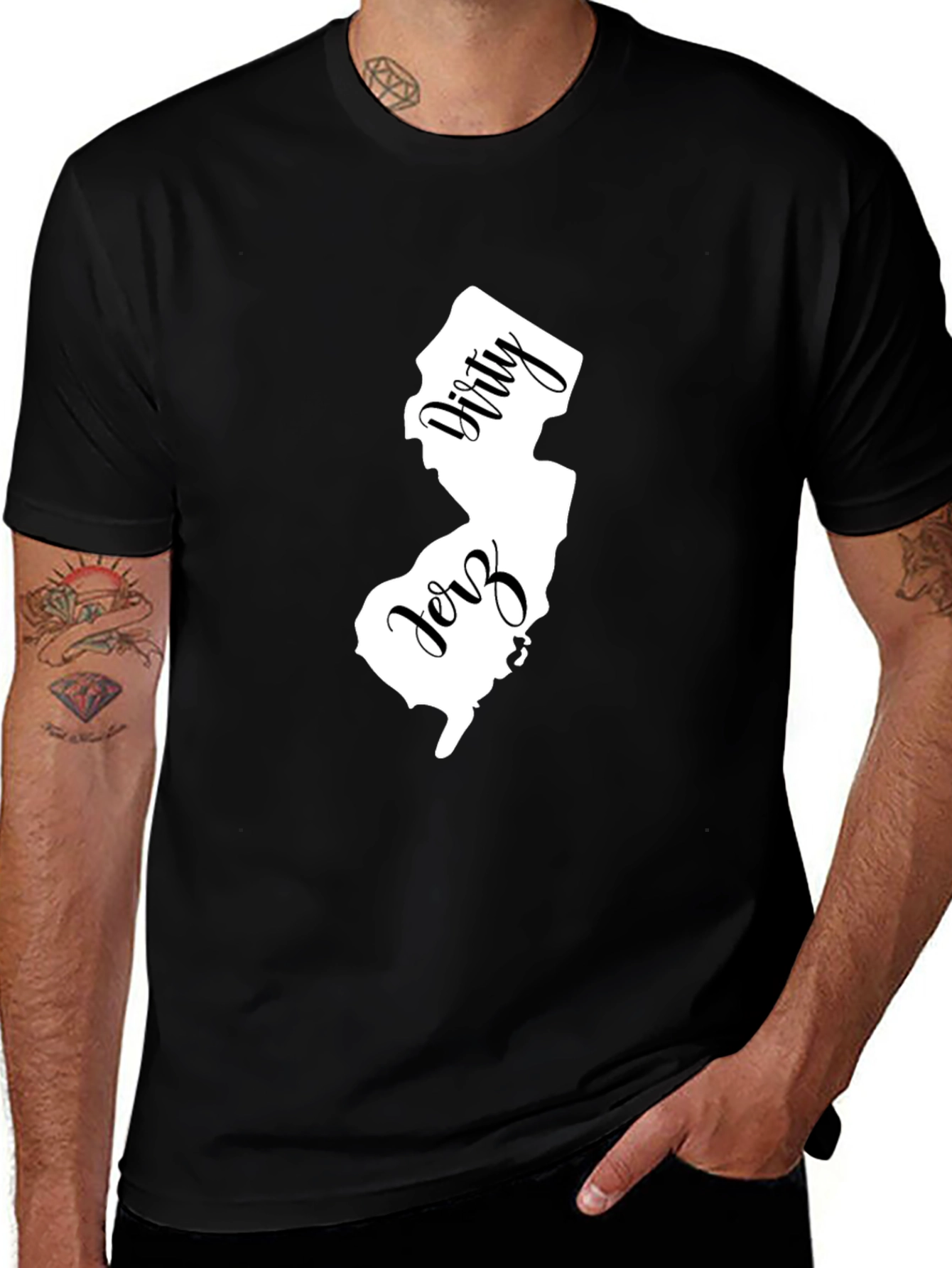 Dirty Jerz Tee - New Jersey State Pride T-Shirt