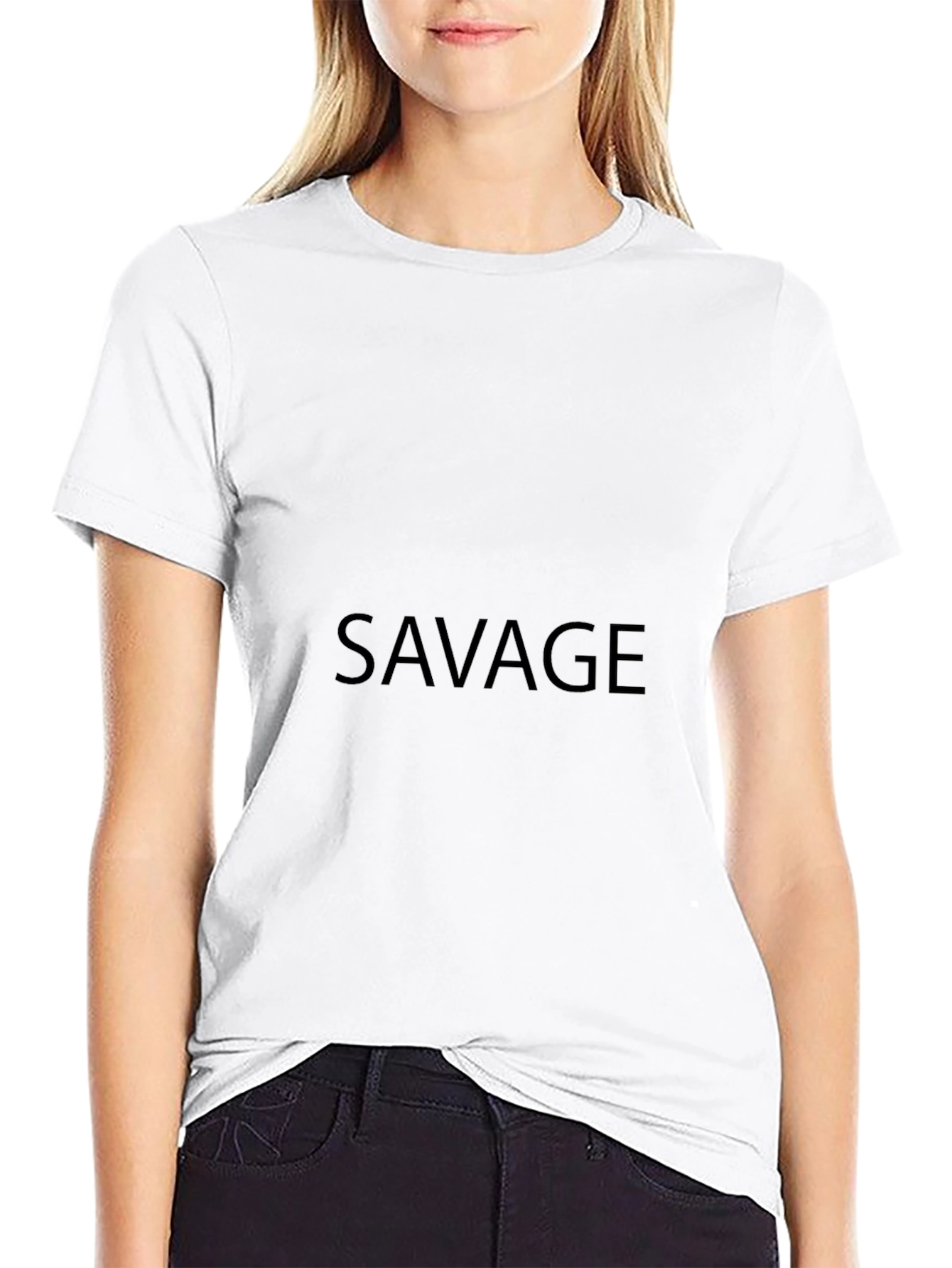 Savage Graphic Black T-Shirt - Modern Style