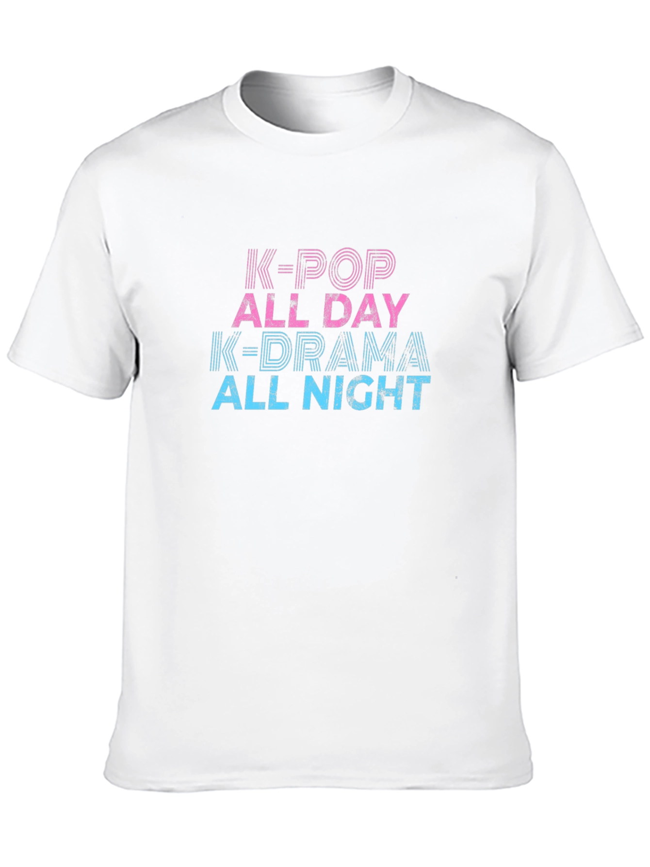 K-Pop & K-Drama All Day & Night Black Tee