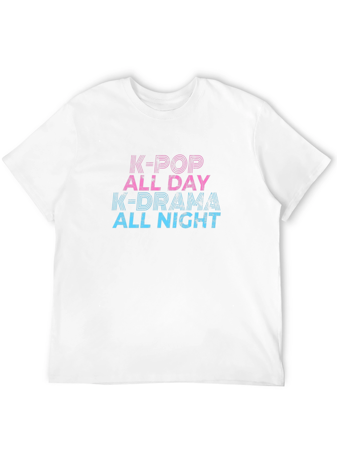 K-Pop & K-Drama All Day & Night Black Tee