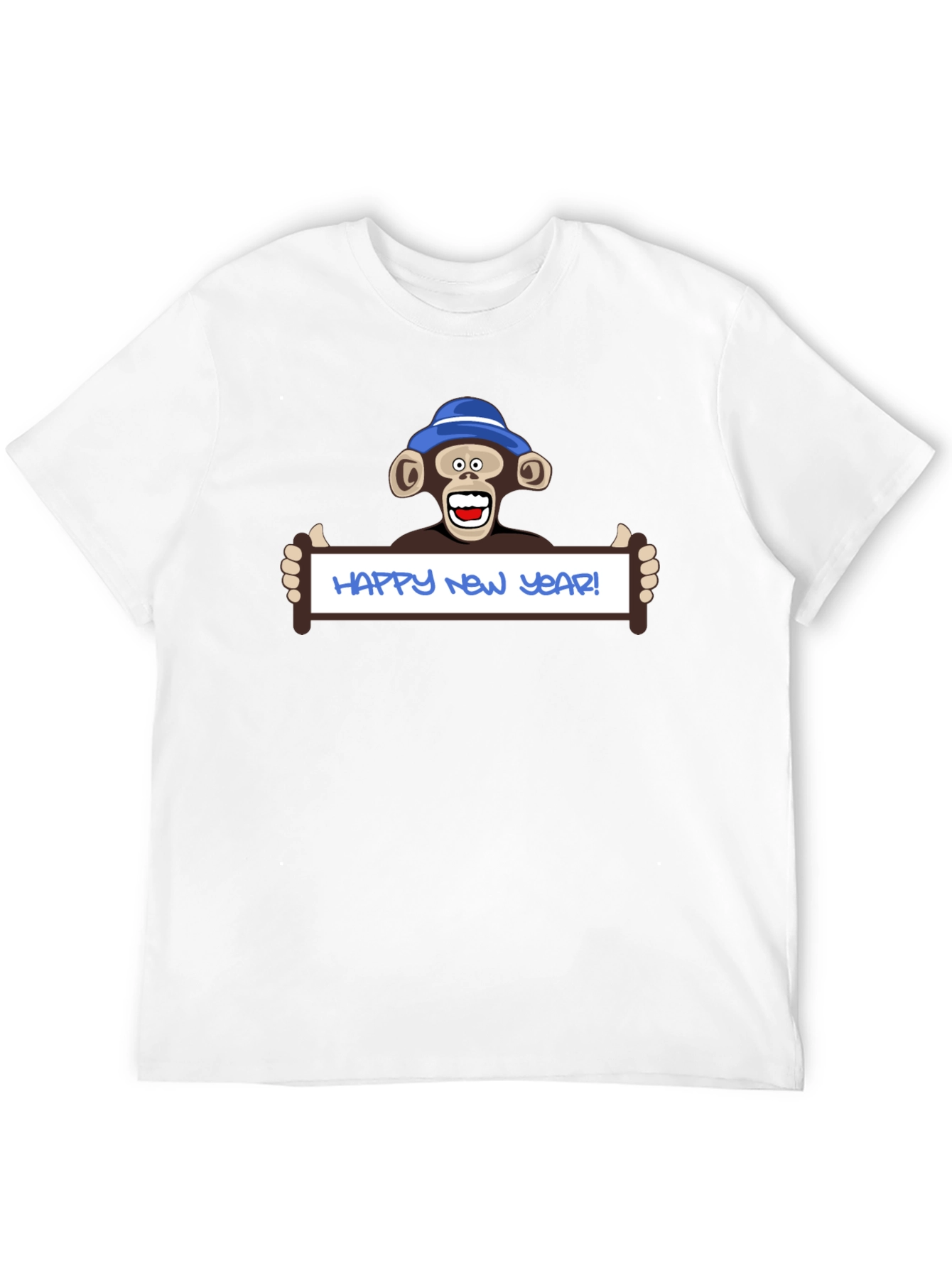 Happy New Year Monkey Graphic Tee