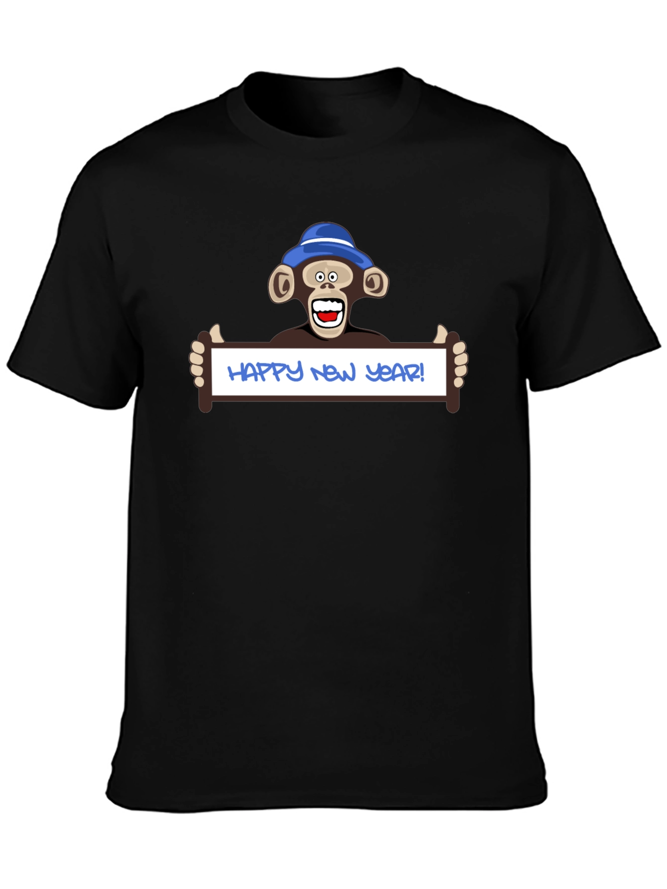 Happy New Year Monkey Graphic Tee