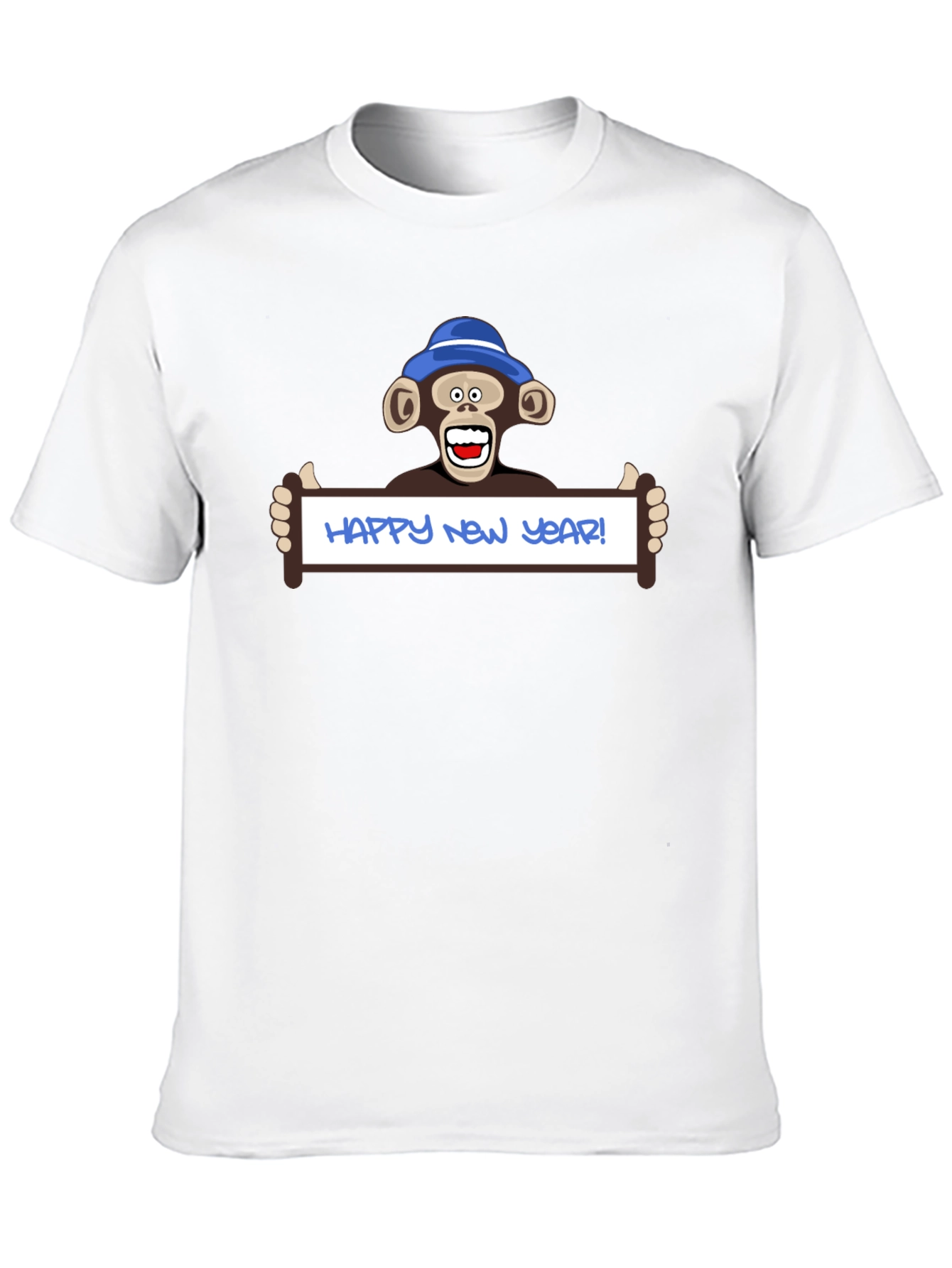 Happy New Year Monkey Graphic Tee