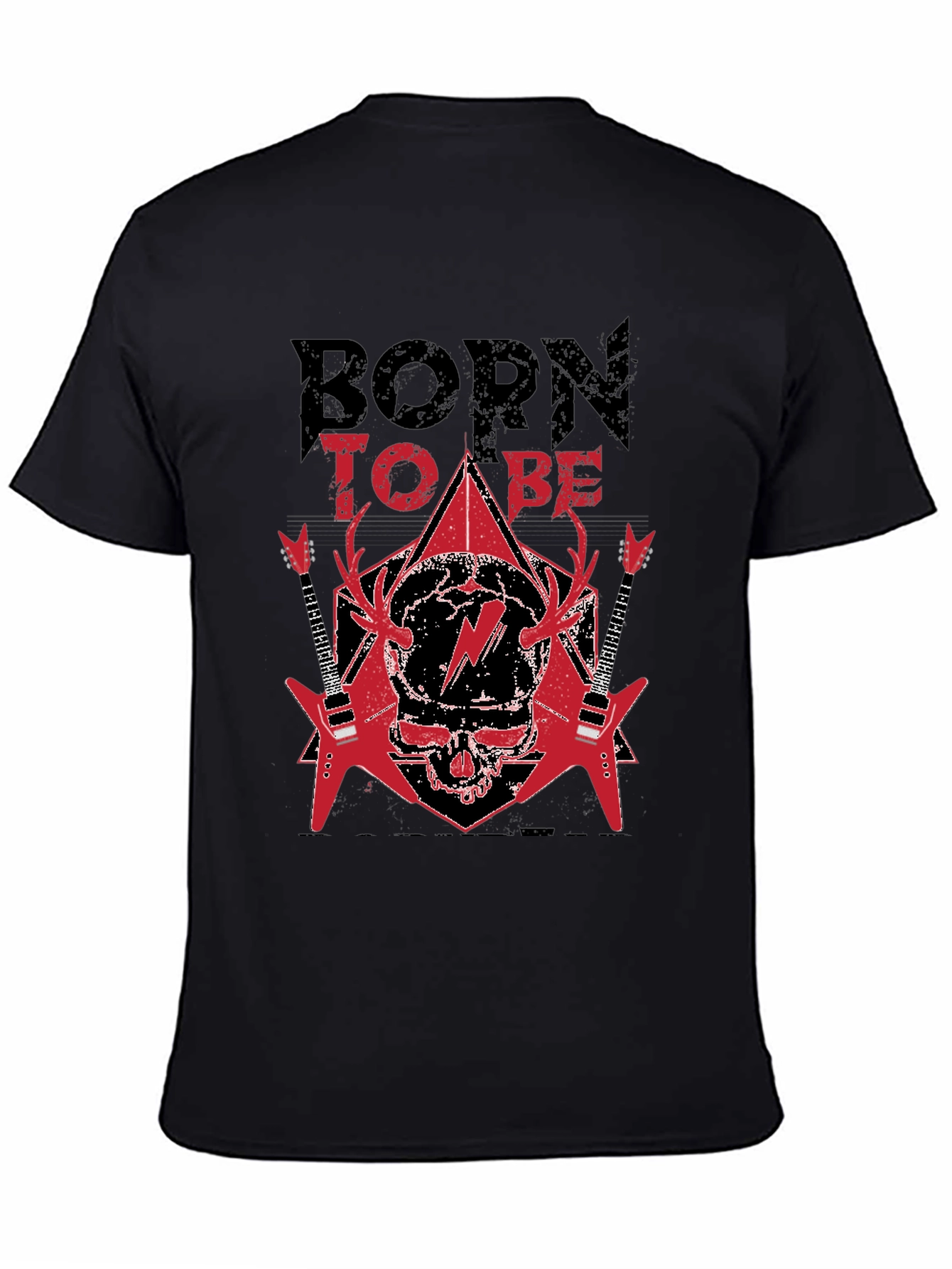 Born To Be Metal Black T-Shirt