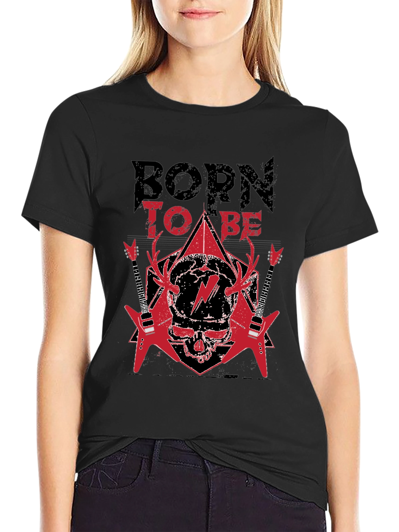 Born To Be Metal Black T-Shirt