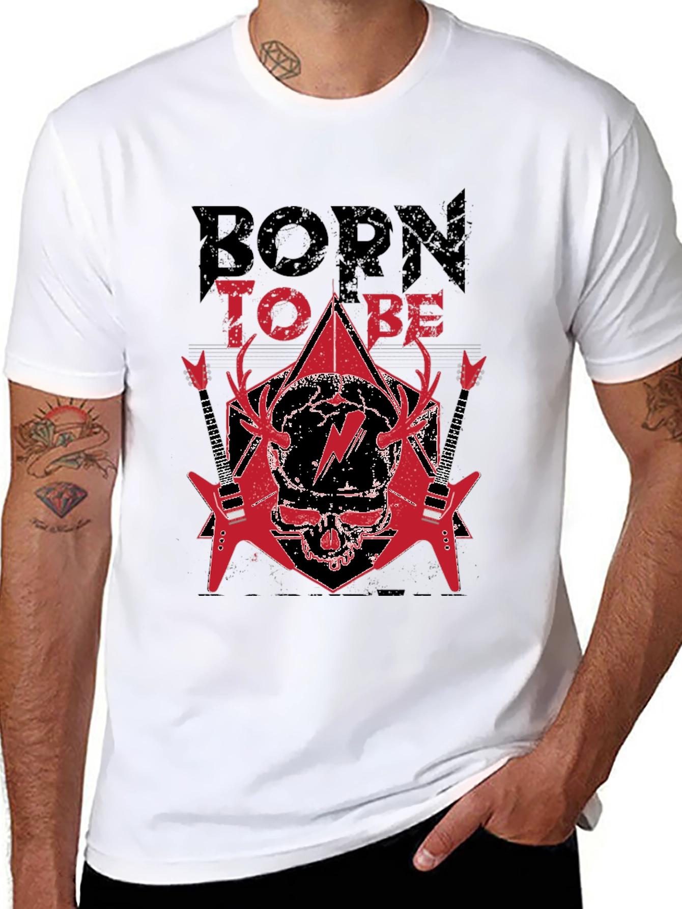 Born To Be Metal Black T-Shirt