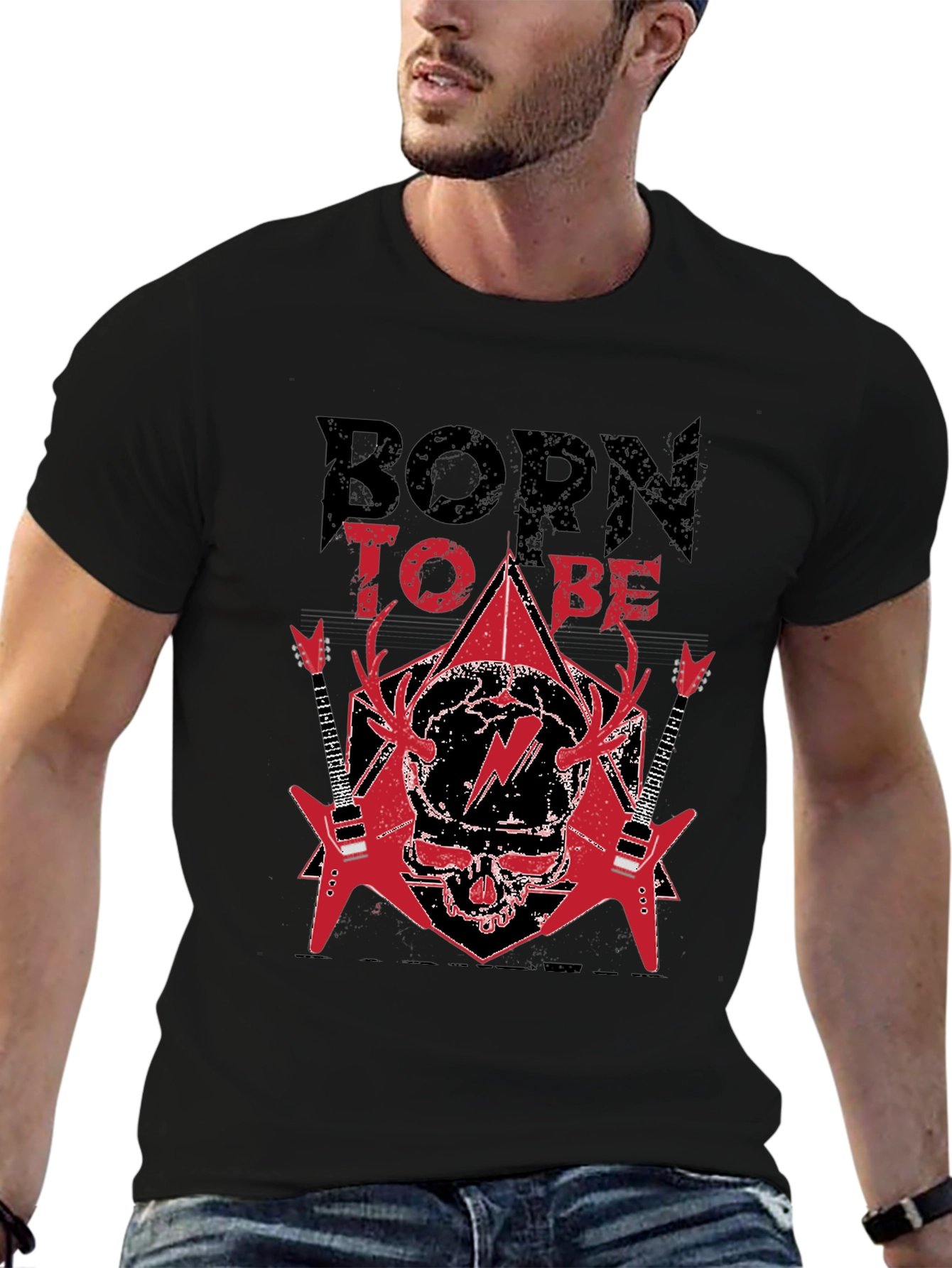 Born To Be Metal Black T-Shirt