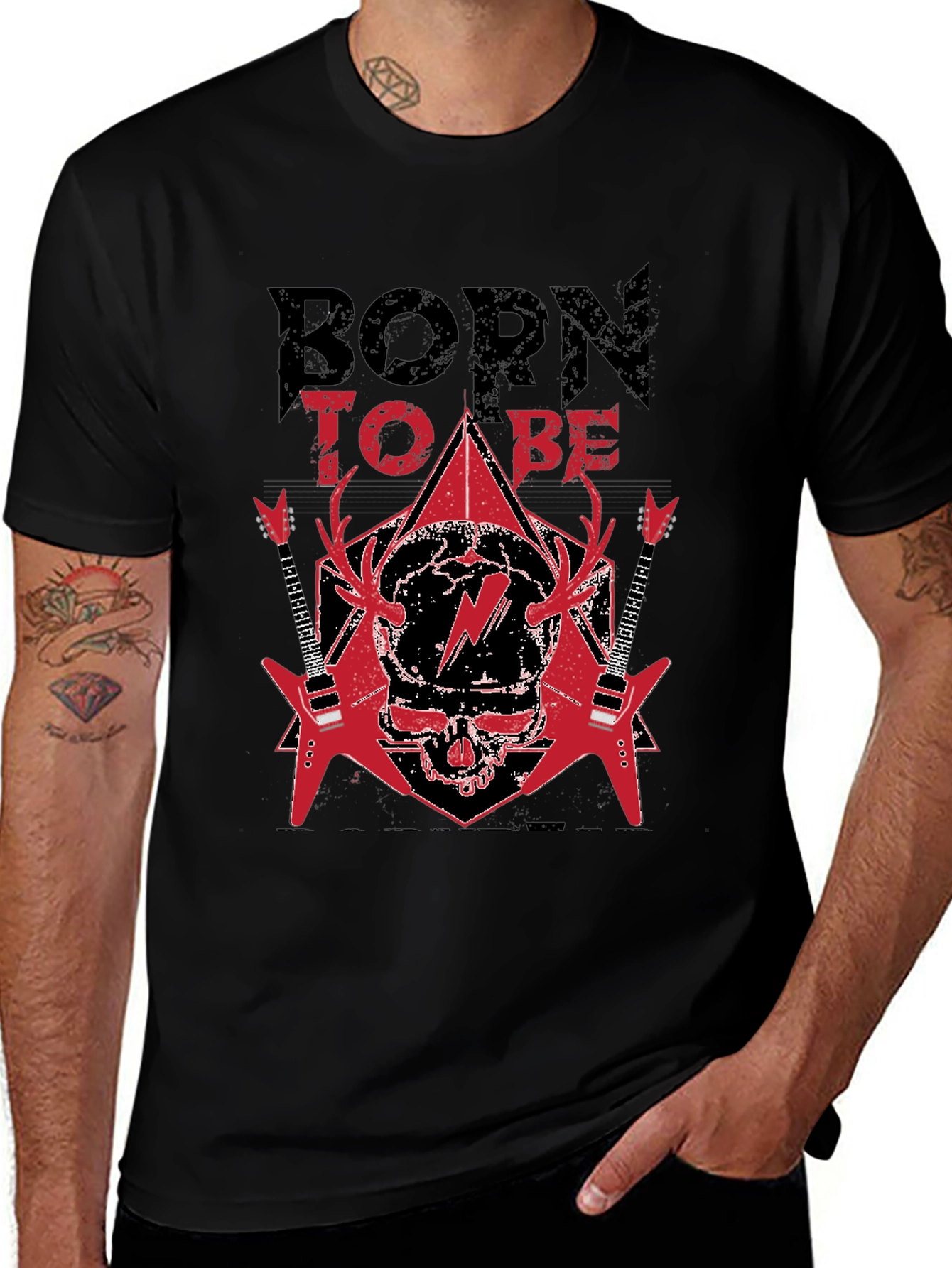 Born To Be Metal Black T-Shirt