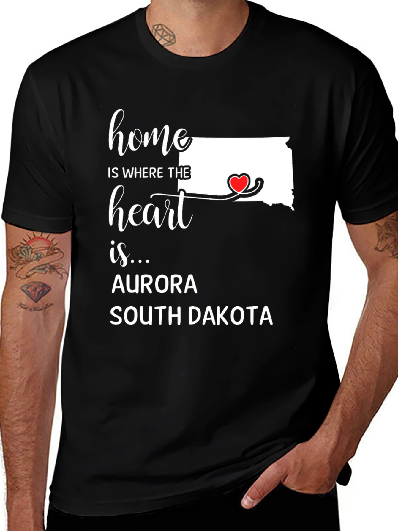 Aurora South Dakota Home T-Shirt